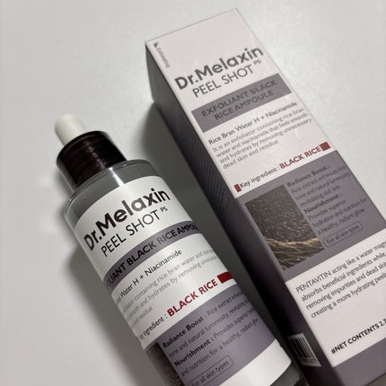 白米ピールショットゴマージュアンプル/Dr.Melaxin/美容液を使ったクチコミ(3枚目)