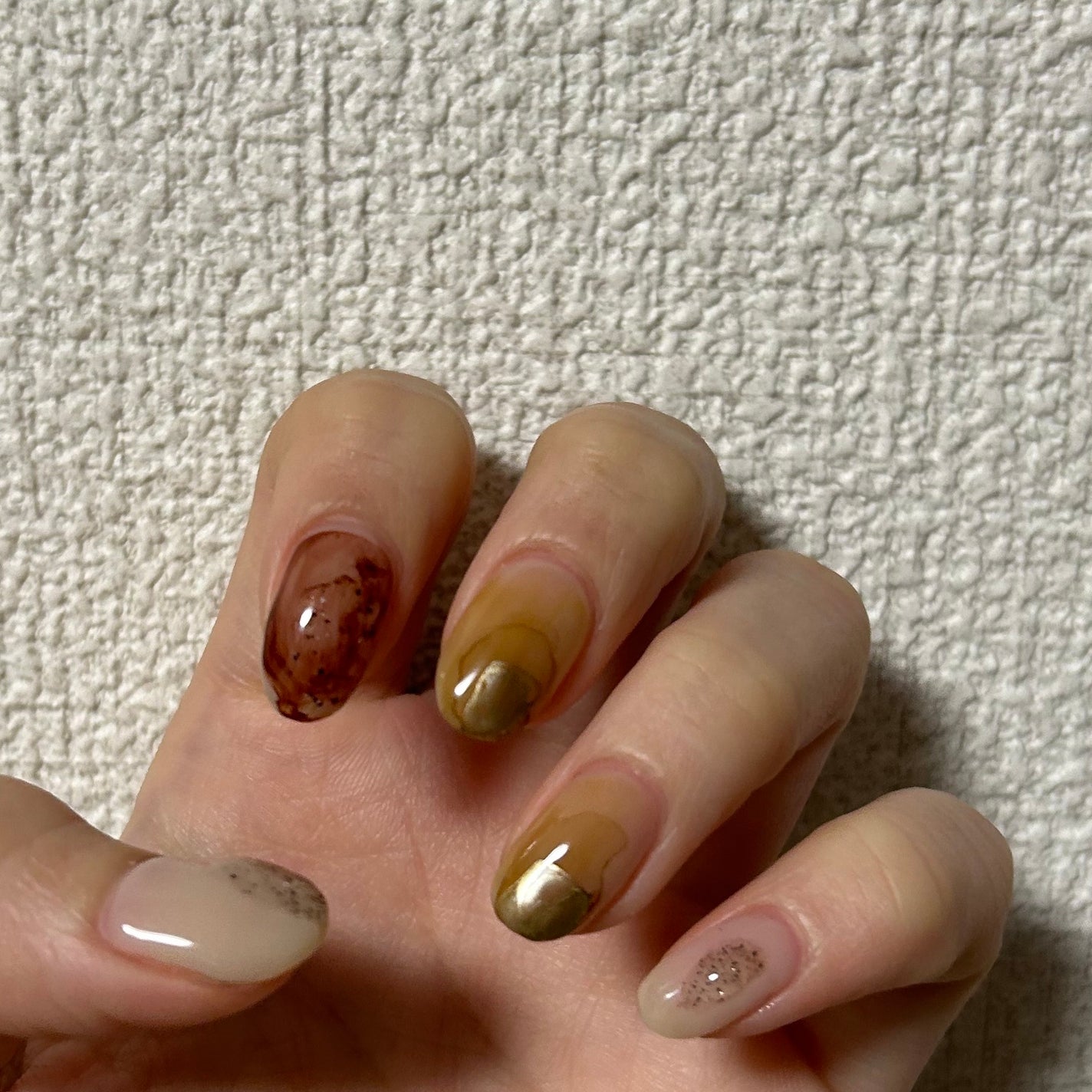 ほー@フォロバ100 on LIPS 「ネイル記録💅#ニュアンスネイル..」(2枚目)