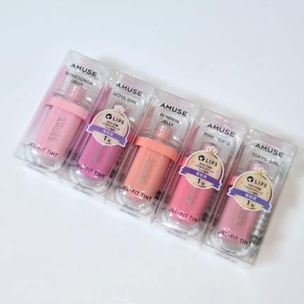 ジェルフィットティント/AMUSE/リップティントを使ったクチコミ(6枚目)