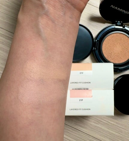 ネーミング レイヤード フィットクッション/NAMING./クッションファンデーションを使ったクチコミ(5枚目)