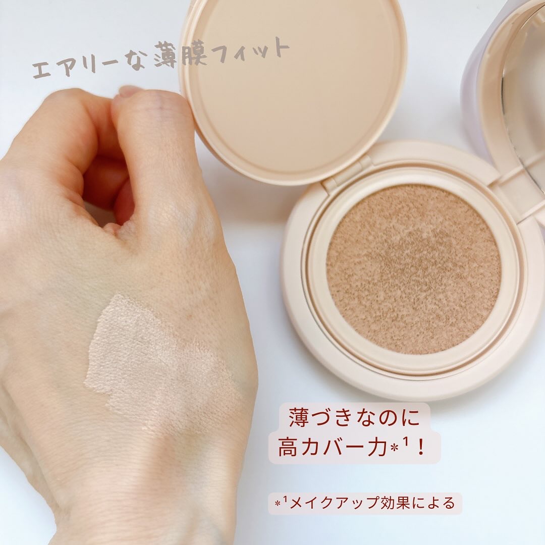 インクラスティングクッションファンデーション/THE FACE SHOP/クッションファンデーションを使ったクチコミ（2枚目）