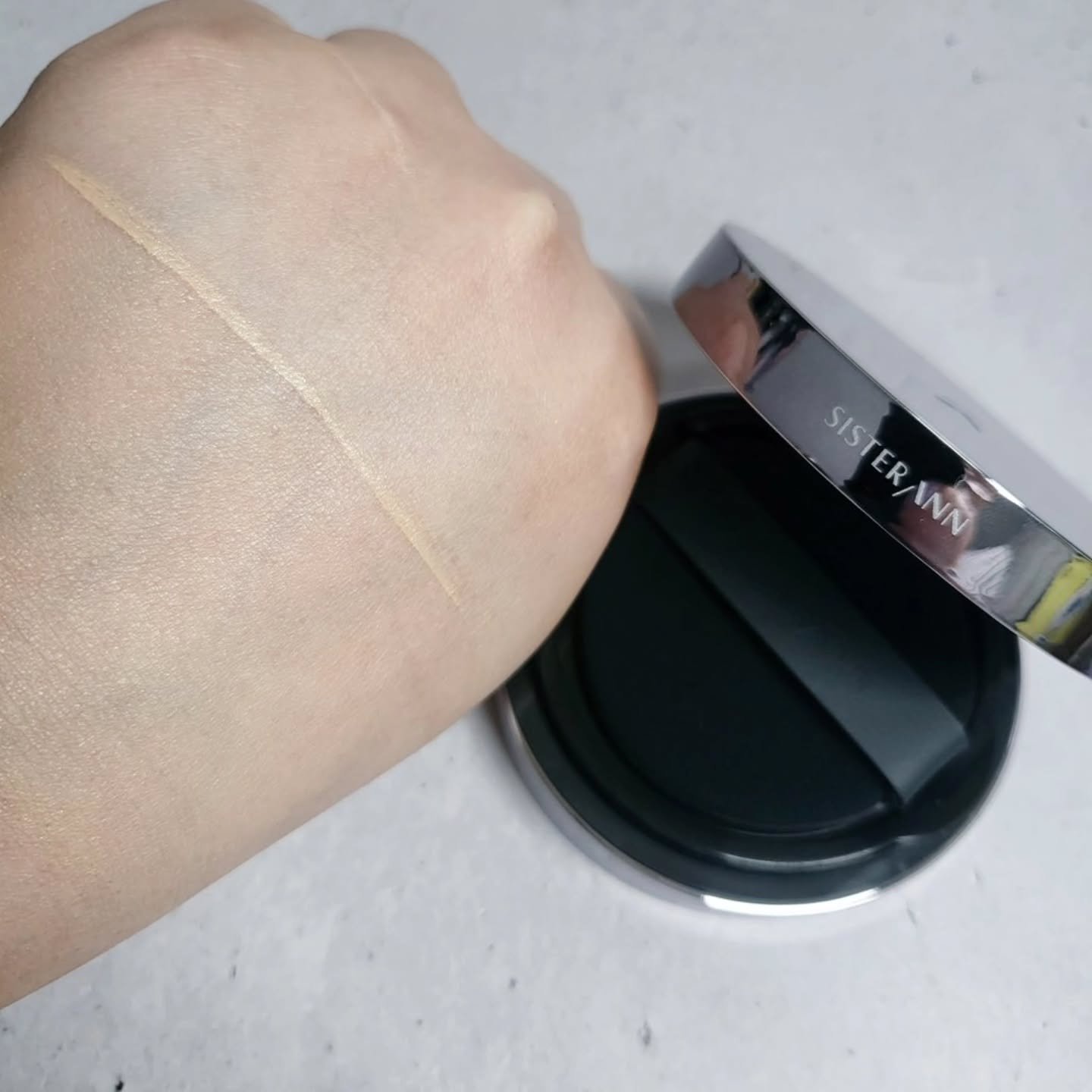 サテンカバークッション/SISTER ANN/クッションファンデーションを使ったクチコミ（3枚目）