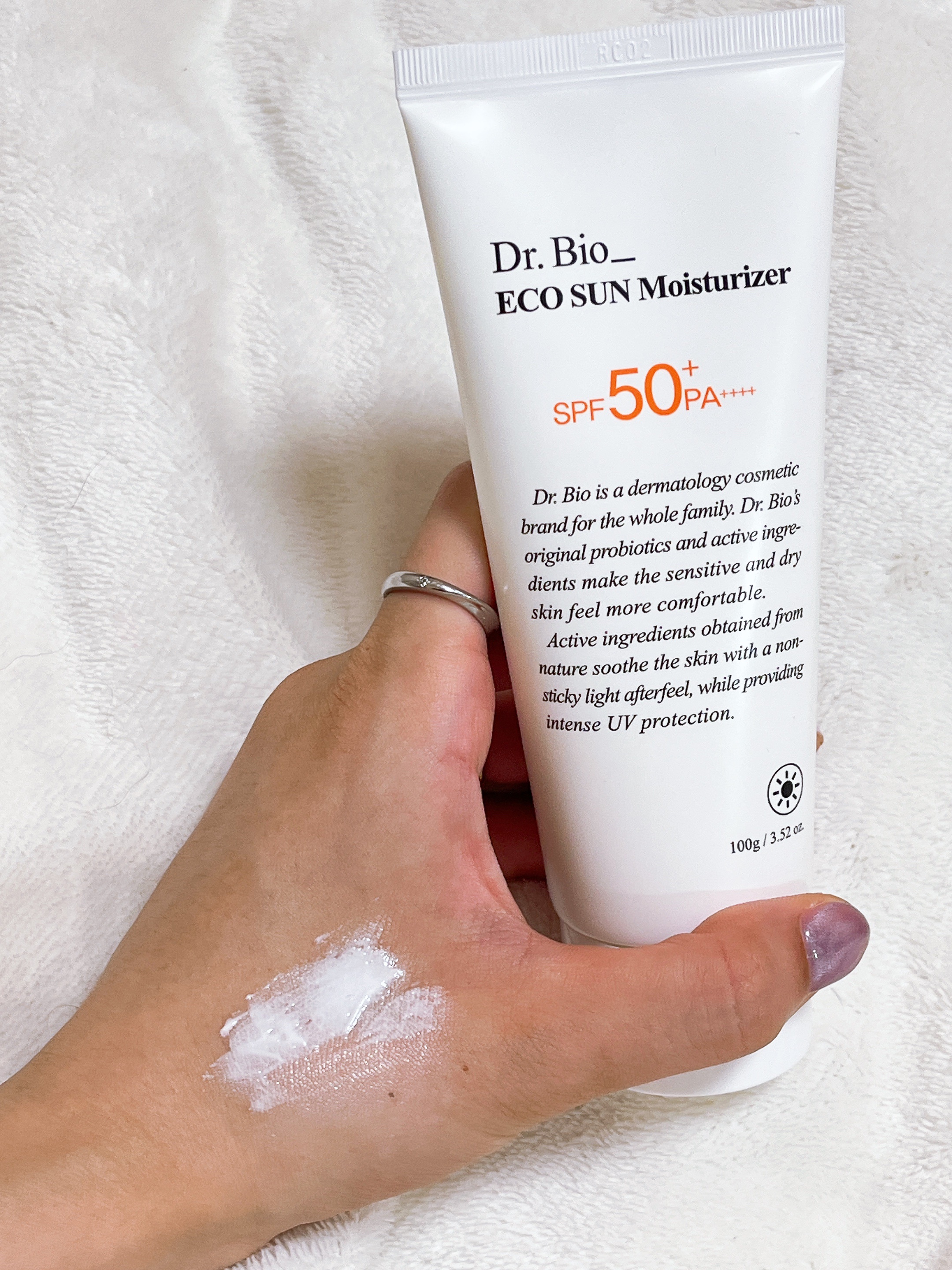 エコサンモイスチャライザー/Dr.Bio/日焼け止めクリームを使ったクチコミ（1枚目）