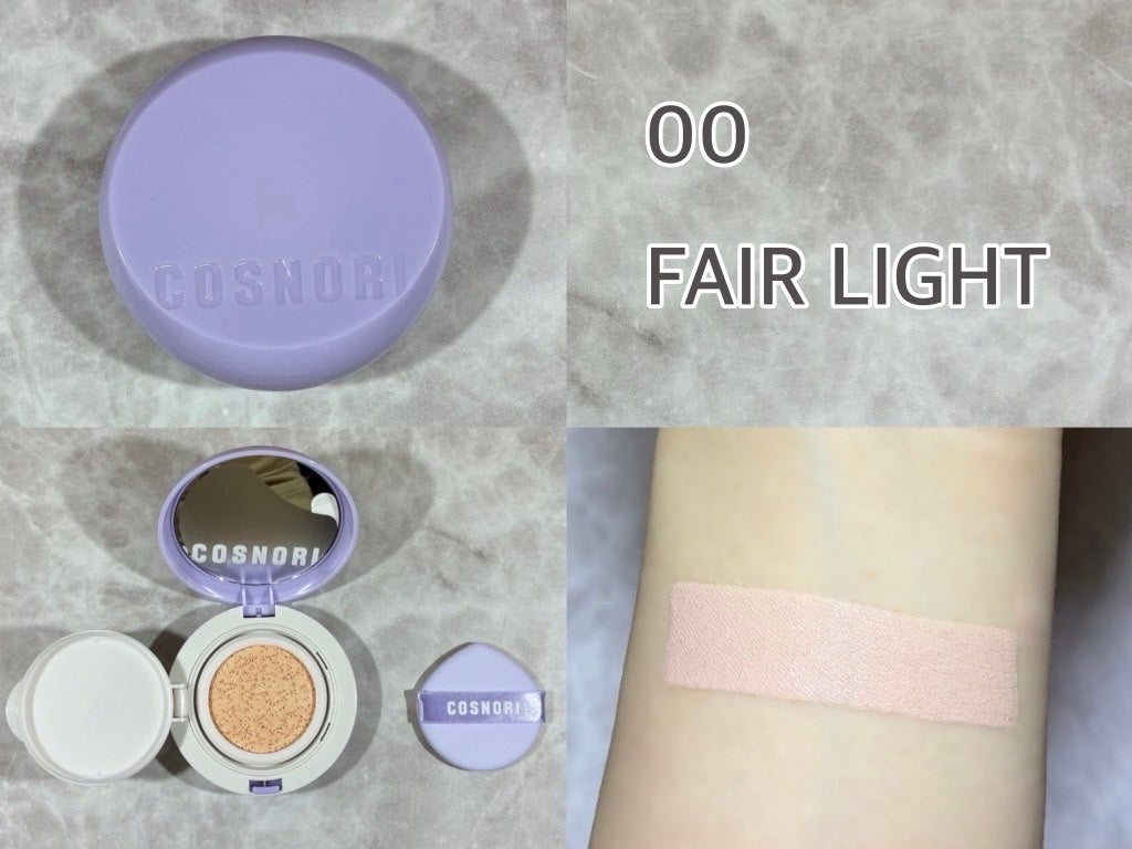 パンテノールバリアクッション/COSNORI/クッションファンデーションを使ったクチコミ(2枚目)