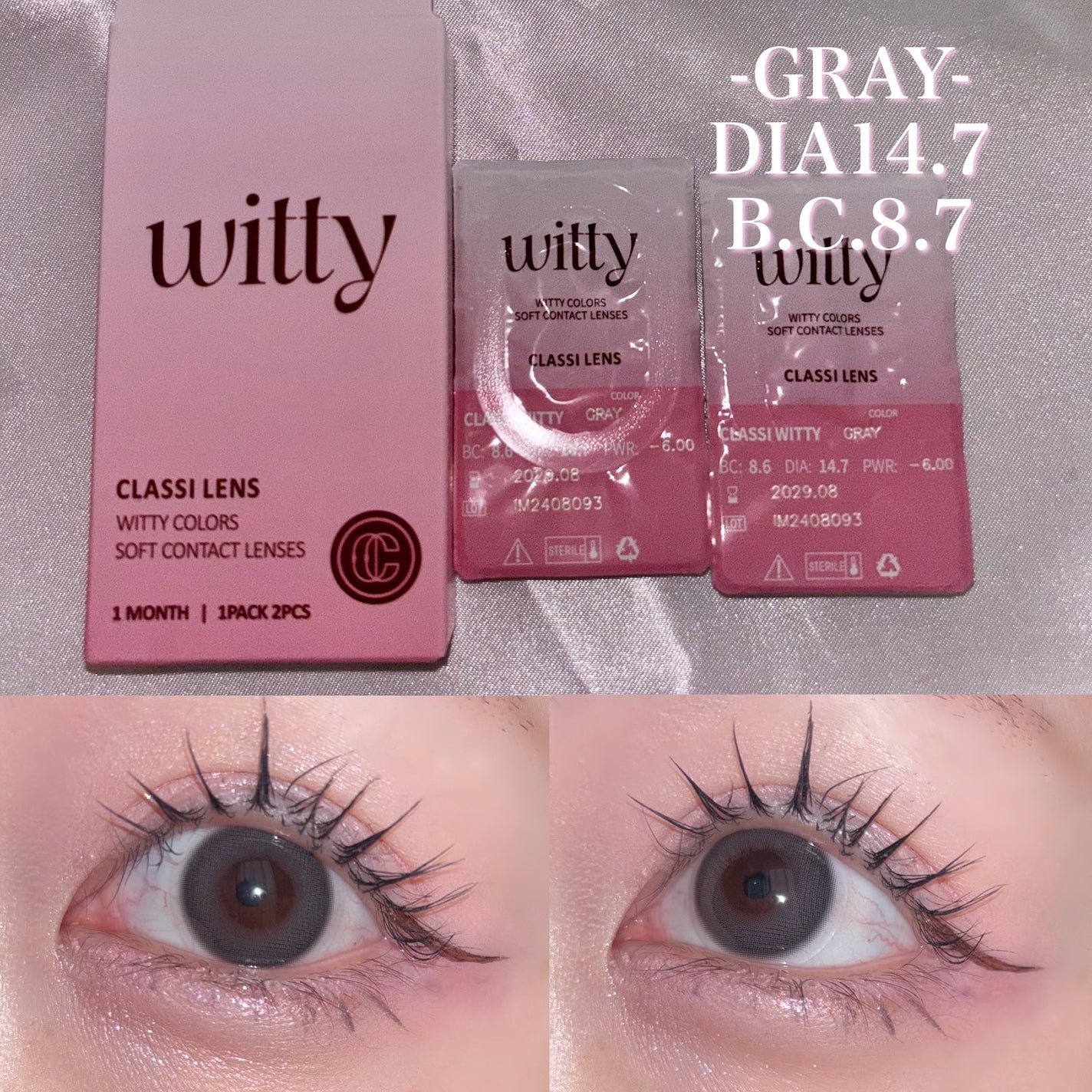 classilens witty/Classilens/1ヶ月(1MONTH)カラコンを使ったクチコミ(3枚目)