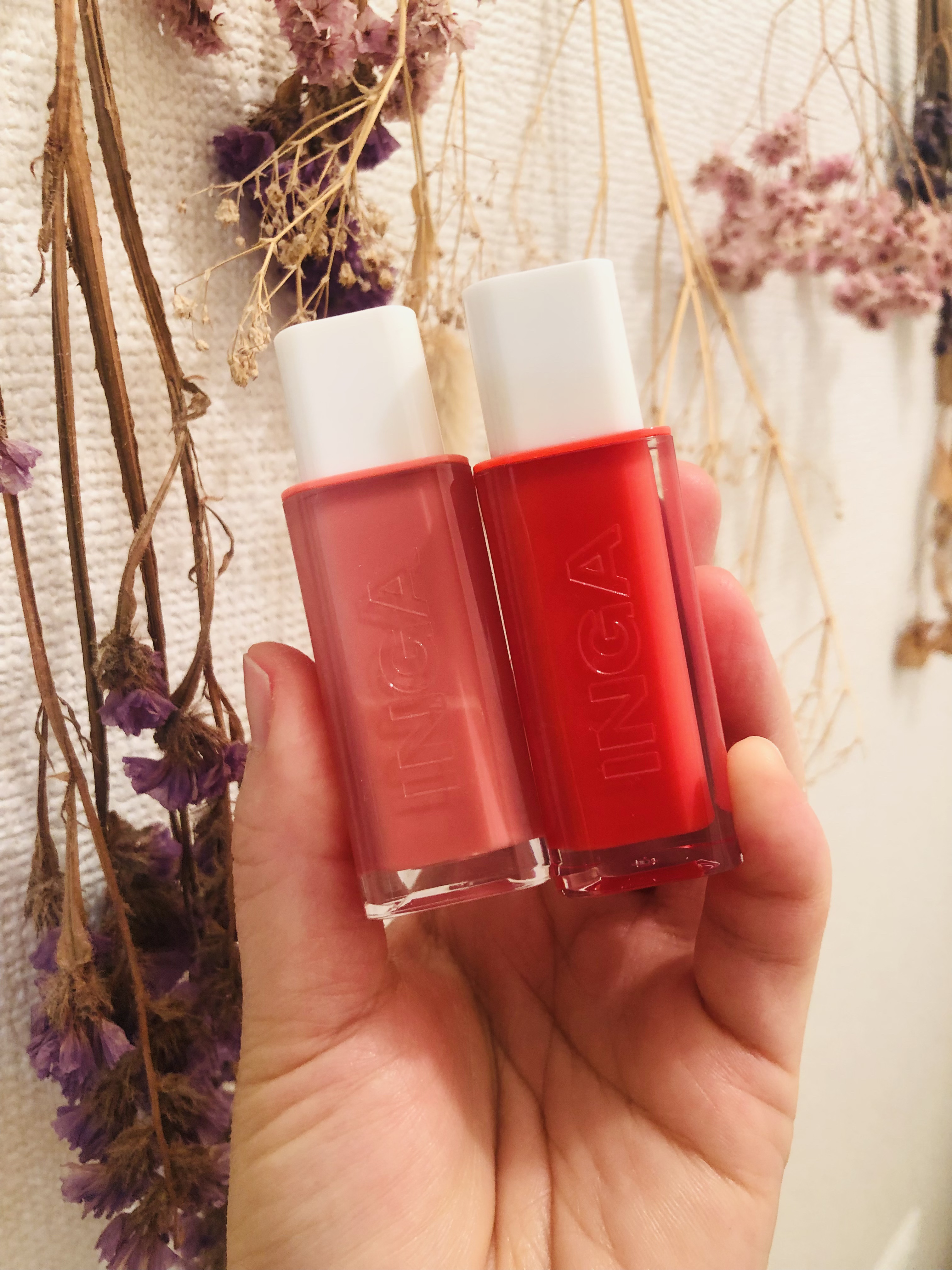 ウォーターグローリップティント/INGA/リップティントを使ったクチコミ（1枚目）