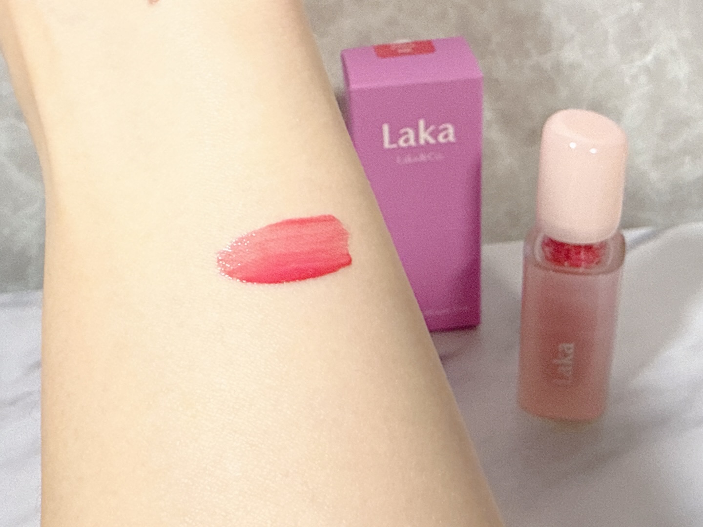 ポッピングバルーンティント/Laka/リップティントを使ったクチコミ（3枚目）