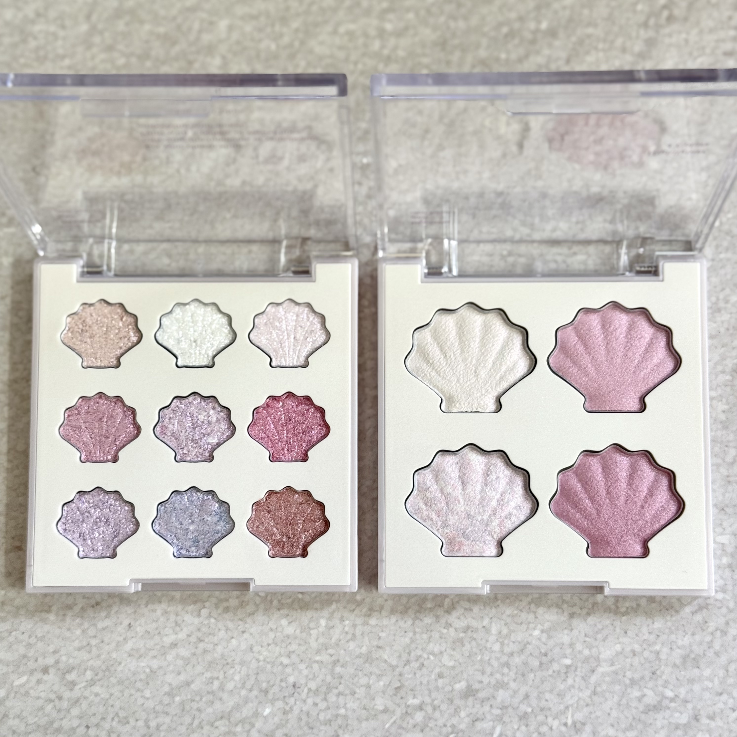 シャイングロイハイライターパレット/dasique/クリームハイライトを使ったクチコミ（2枚目）