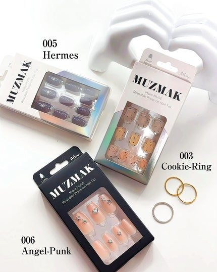 みきてぃ on LIPS 「.韓国発プレミアムネイルチップブランドMUZMAKミュズマック..」(4枚目)
