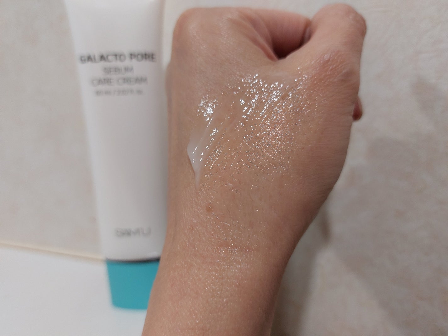 サミュ ガラクトポア セバムケアクリーム/SAM'U/フェイスクリームを使ったクチコミ(3枚目)