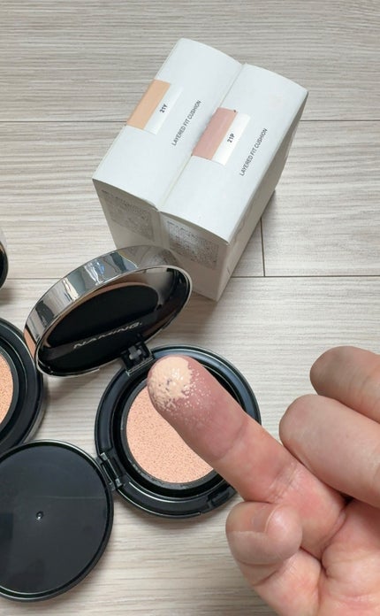 ネーミング レイヤード フィットクッション/NAMING./クッションファンデーションを使ったクチコミ(4枚目)