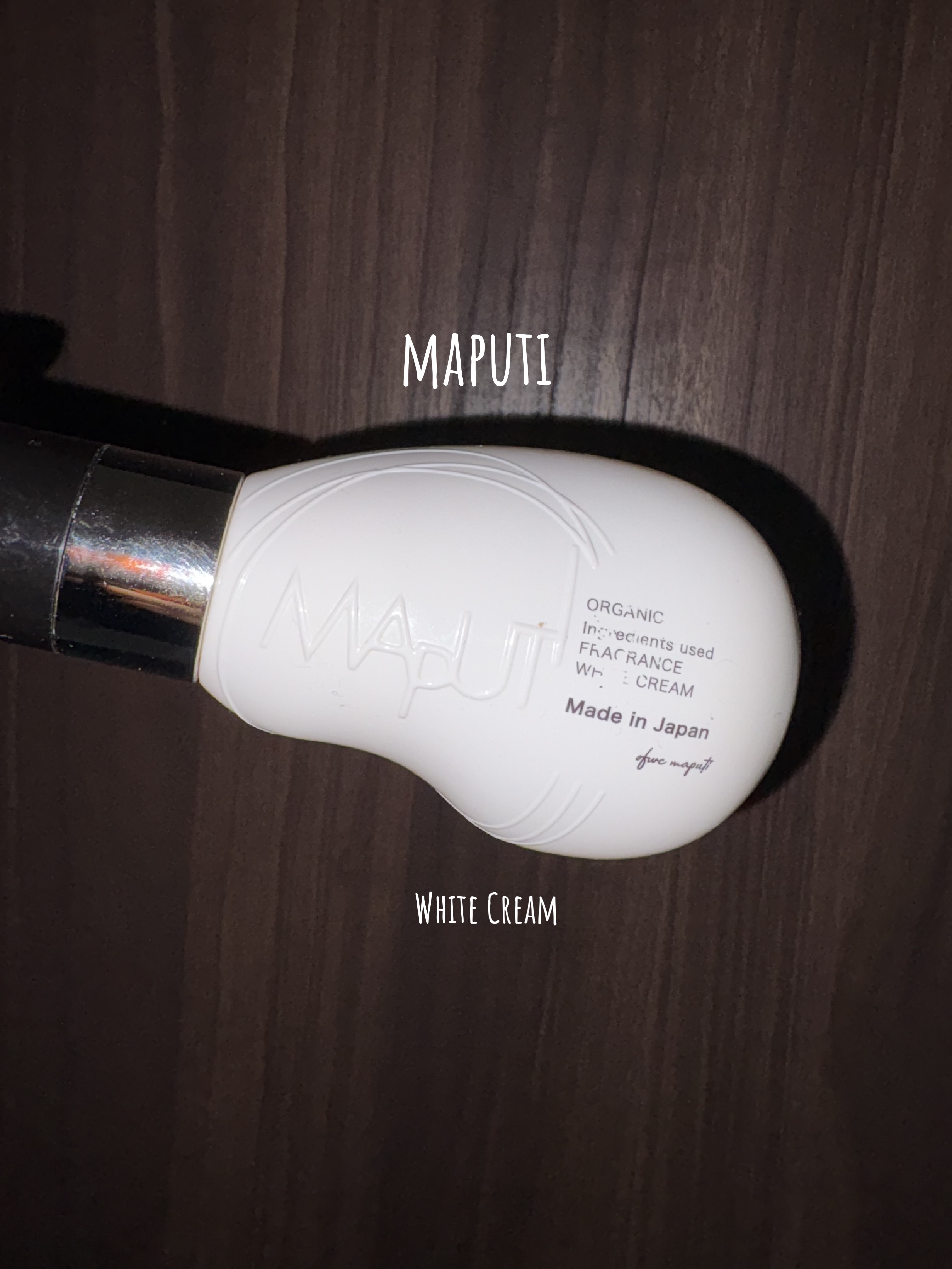 オーガニックフレグランスホワイトクリーム/MAPUTI/デリケートゾーンケアを使ったクチコミ（1枚目）