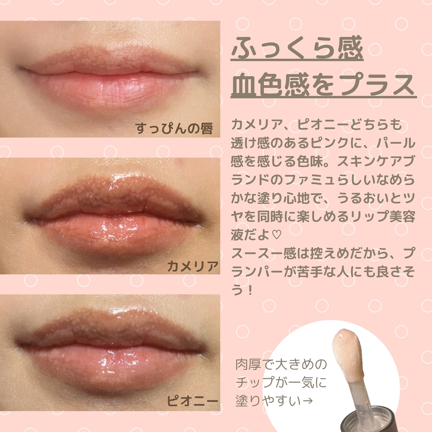 デューイー リッププランパー スパークル/FEMMUE/リッププランパーを使ったクチコミ（2枚目）