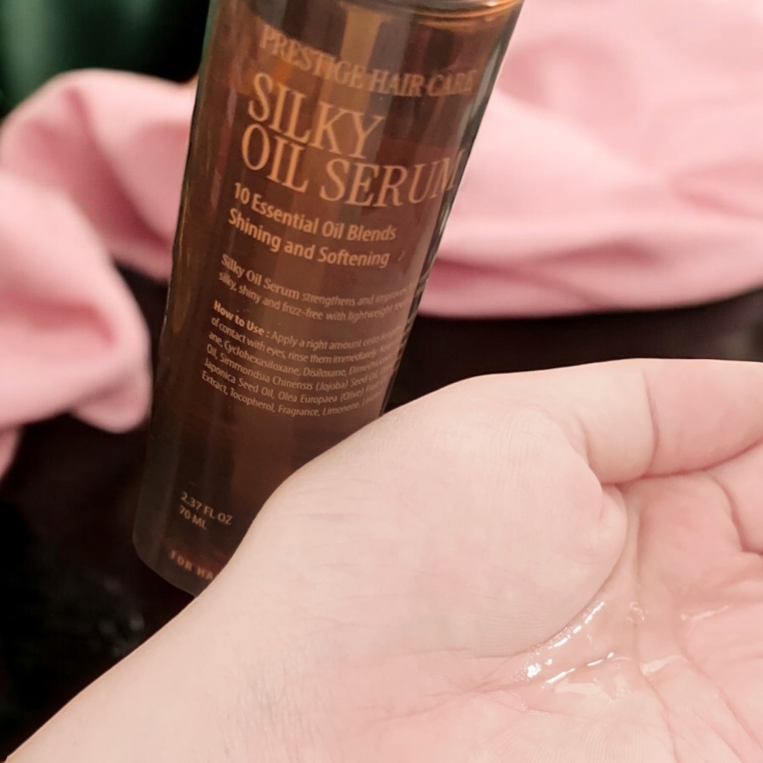 SILKY OIL SERUM/CULRY SHYLL/ヘアオイルを使ったクチコミ（2枚目）