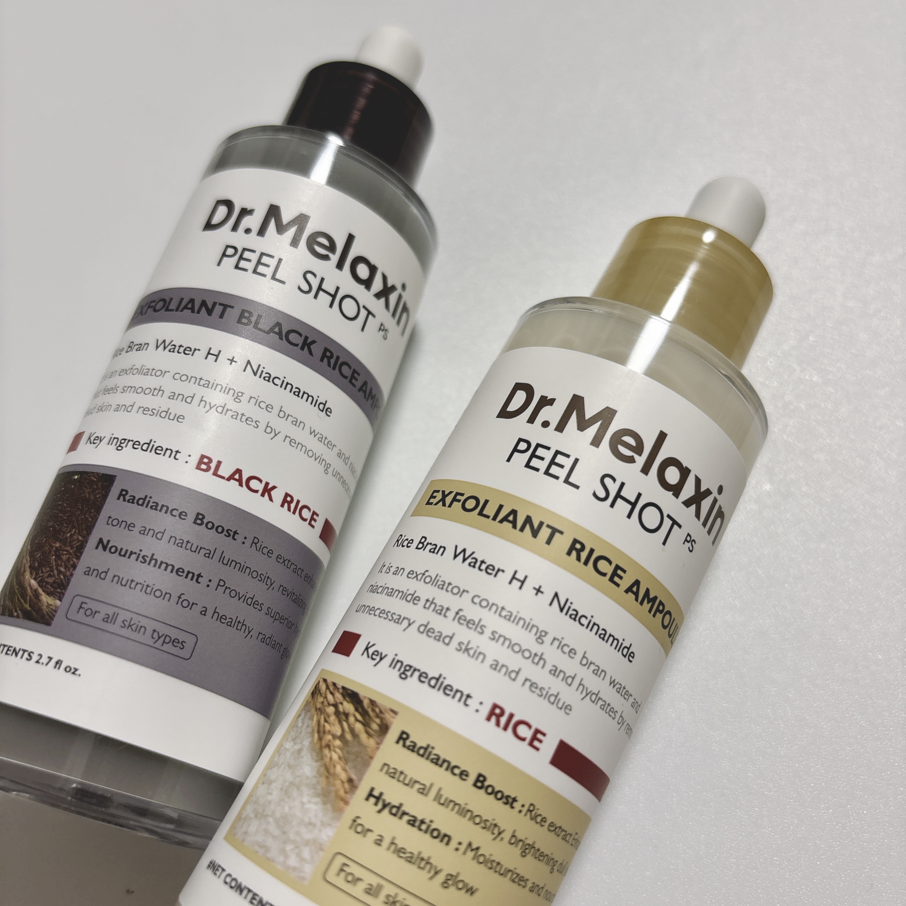 白米ピールショットゴマージュアンプル/Dr.Melaxin/美容液を使ったクチコミ（1枚目）