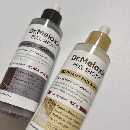 白米ピールショットゴマージュアンプル/Dr.Melaxin/美容液を使ったクチコミ(1枚目)