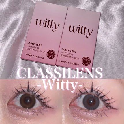classilens witty/Classilens/1ヶ月(1MONTH)カラコンを使ったクチコミ(1枚目)