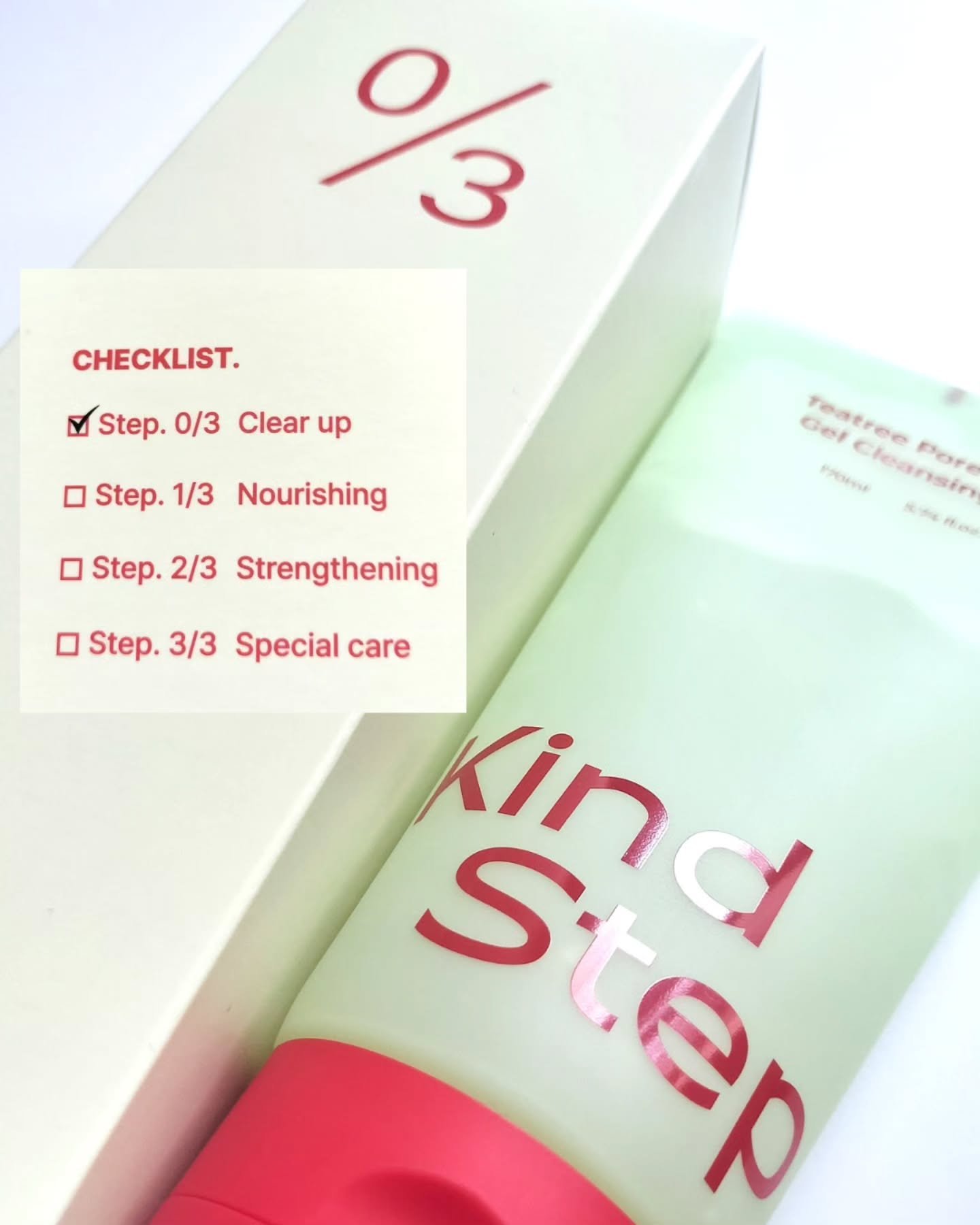 ティーツリージェルクレンジングオイル/KindStep/クレンジングジェルを使ったクチコミ（3枚目）