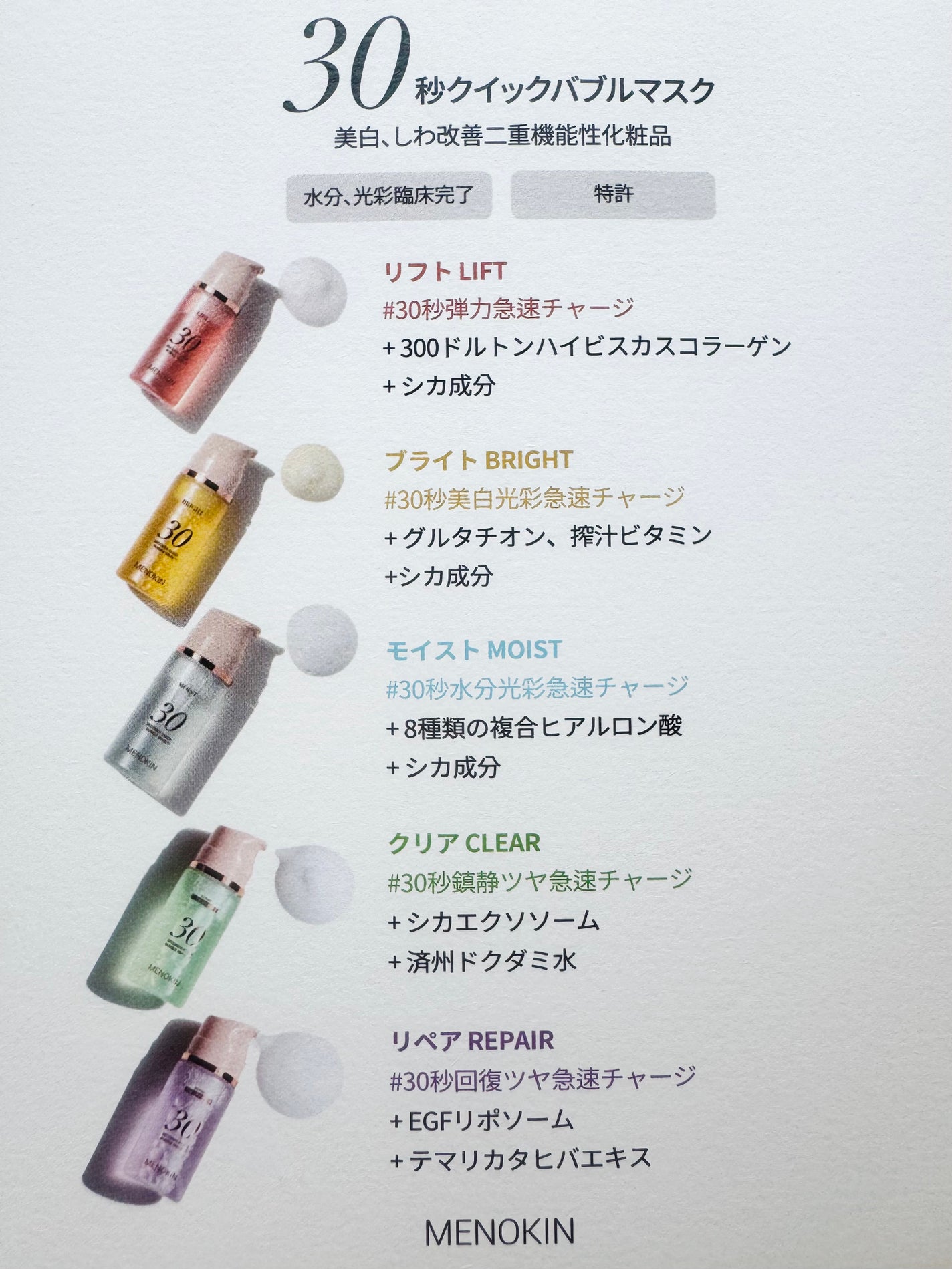 30秒クイックバブルマスク95ml リフト/MENOKIN/シートマスク・パックを使ったクチコミ(4枚目)
