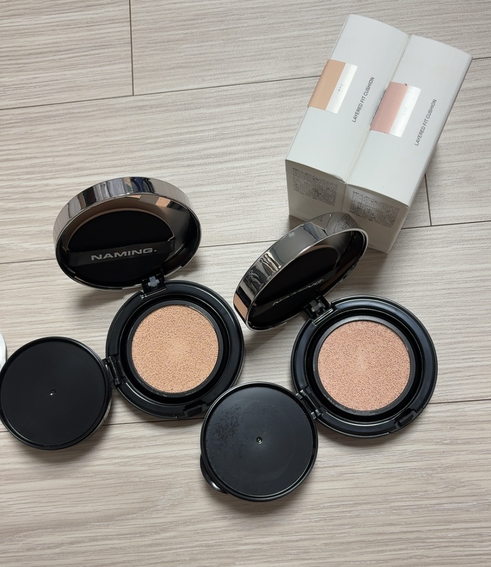 ネーミング レイヤード フィットクッション/NAMING./クッションファンデーションを使ったクチコミ（3枚目）