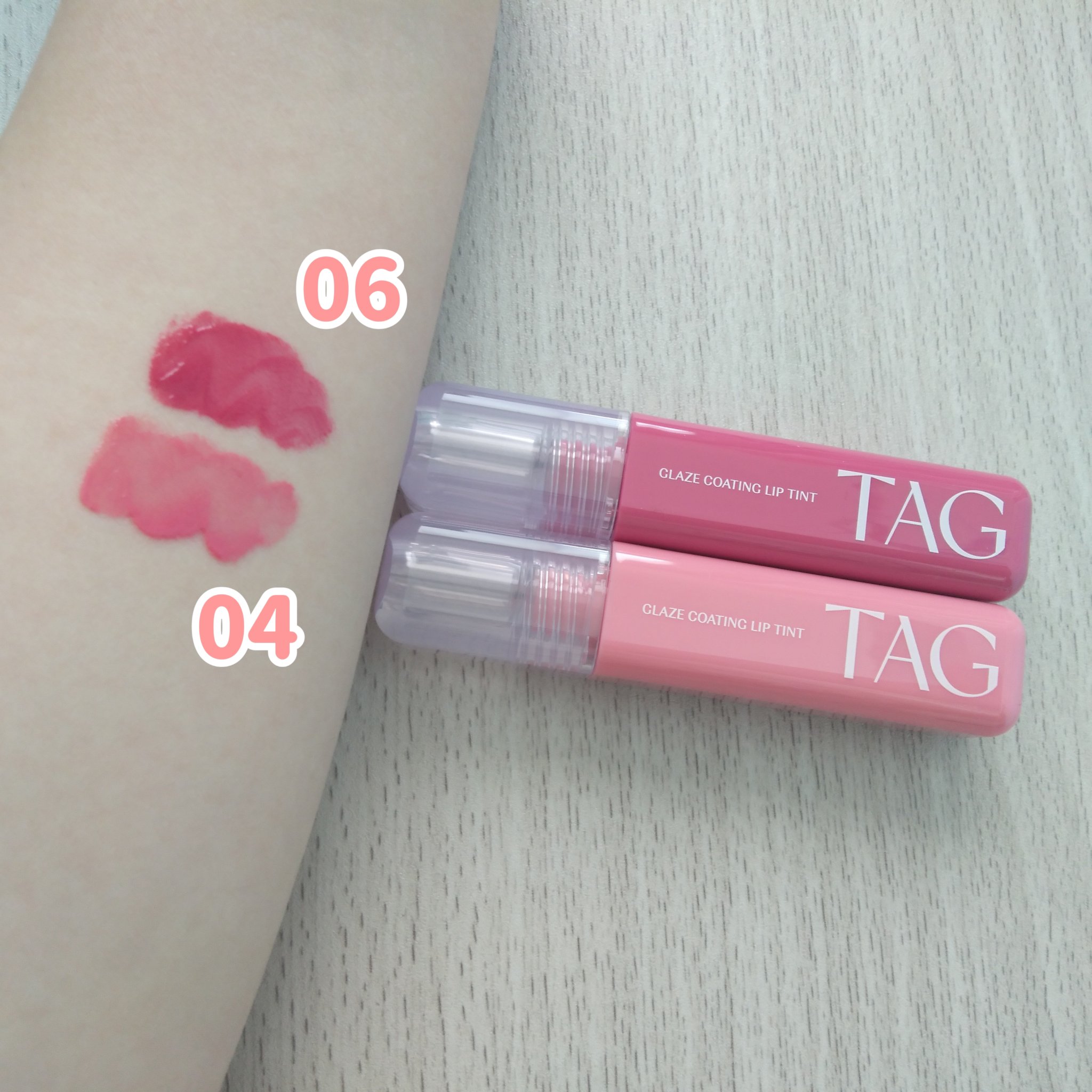 グレイズコーティングリップティント/TAG/リップティントを使ったクチコミ（2枚目）