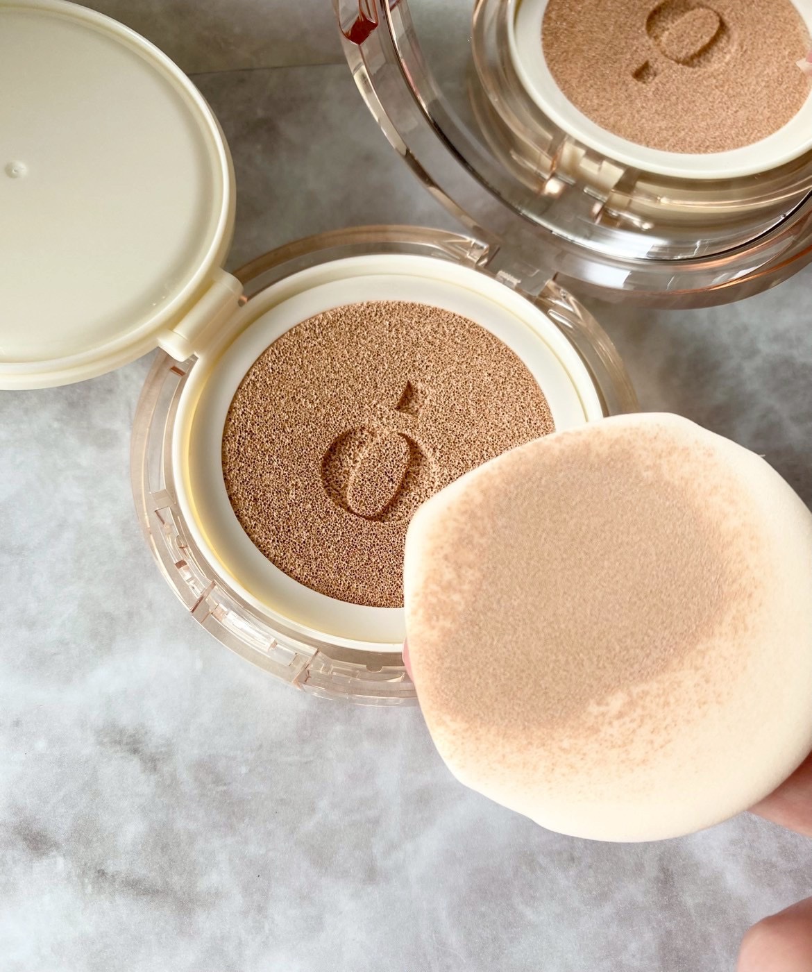 スキンバリアグロウカバークッション/Ongredients/クッションファンデーションを使ったクチコミ（2枚目）