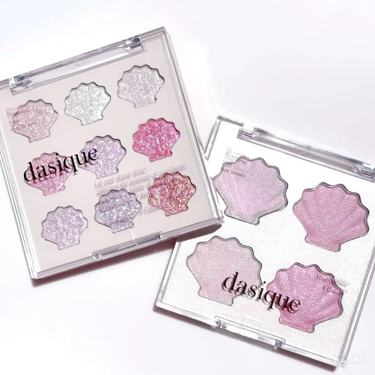 シャイングロイハイライターパレット/dasique/クリームハイライトを使ったクチコミ（1枚目）