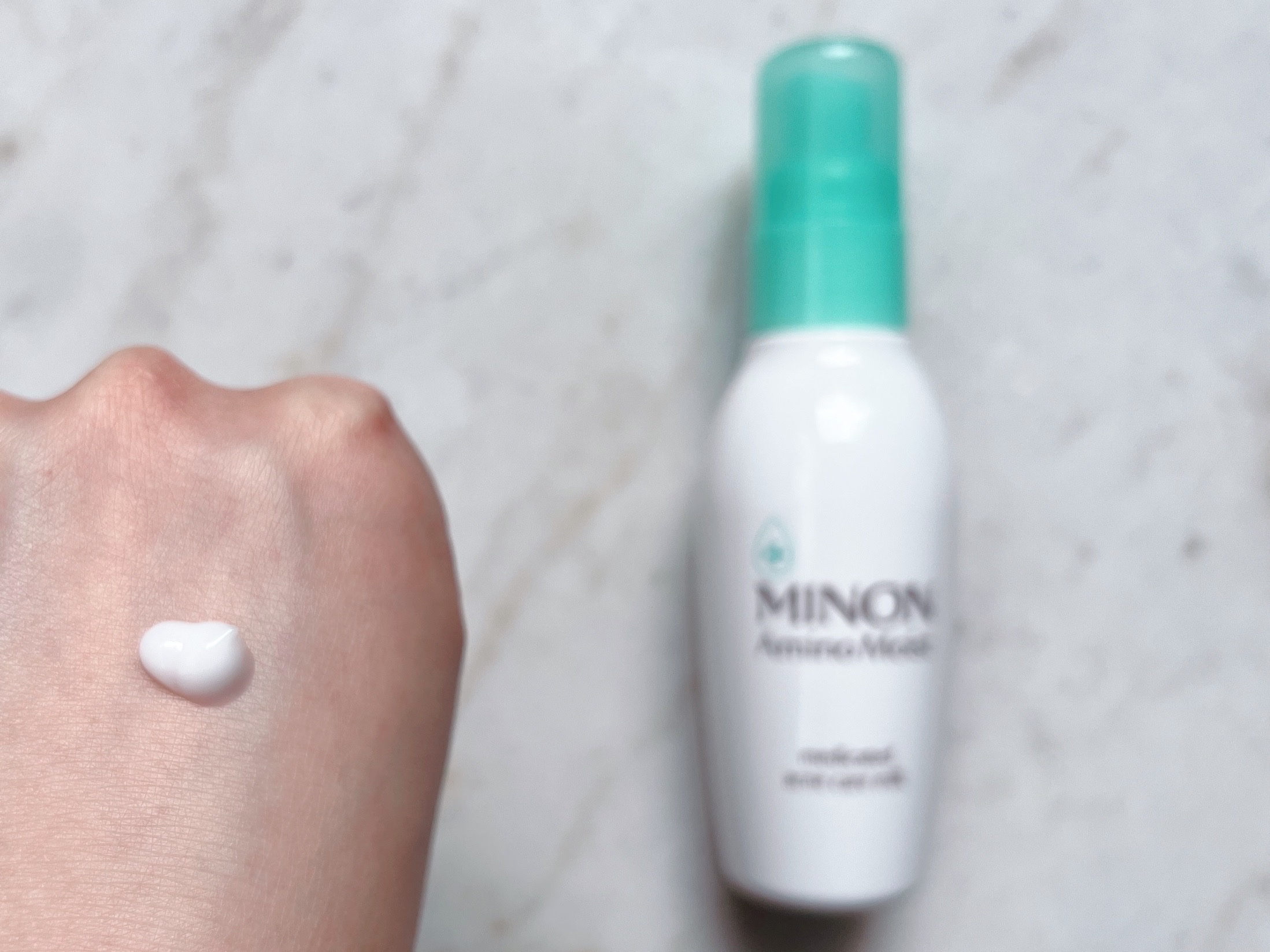 ミノン アミノモイスト 薬用アクネケア ミルク/ミノン/乳液を使ったクチコミ（2枚目）