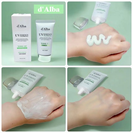 クリーンティーツリーリポソームトーンアップサンクリーム(グリーン)/ダルバ/日焼け止めクリームを使ったクチコミ(2枚目)