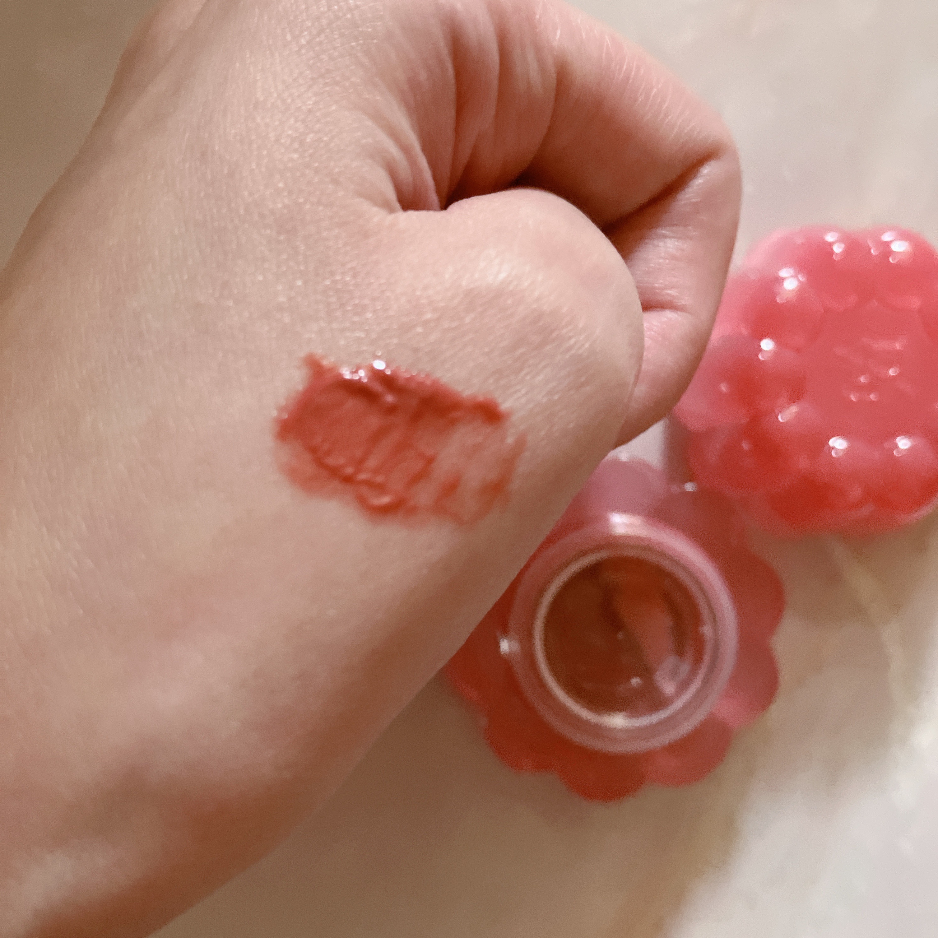 チューインググロウポット/dasique/口紅を使ったクチコミ（3枚目）