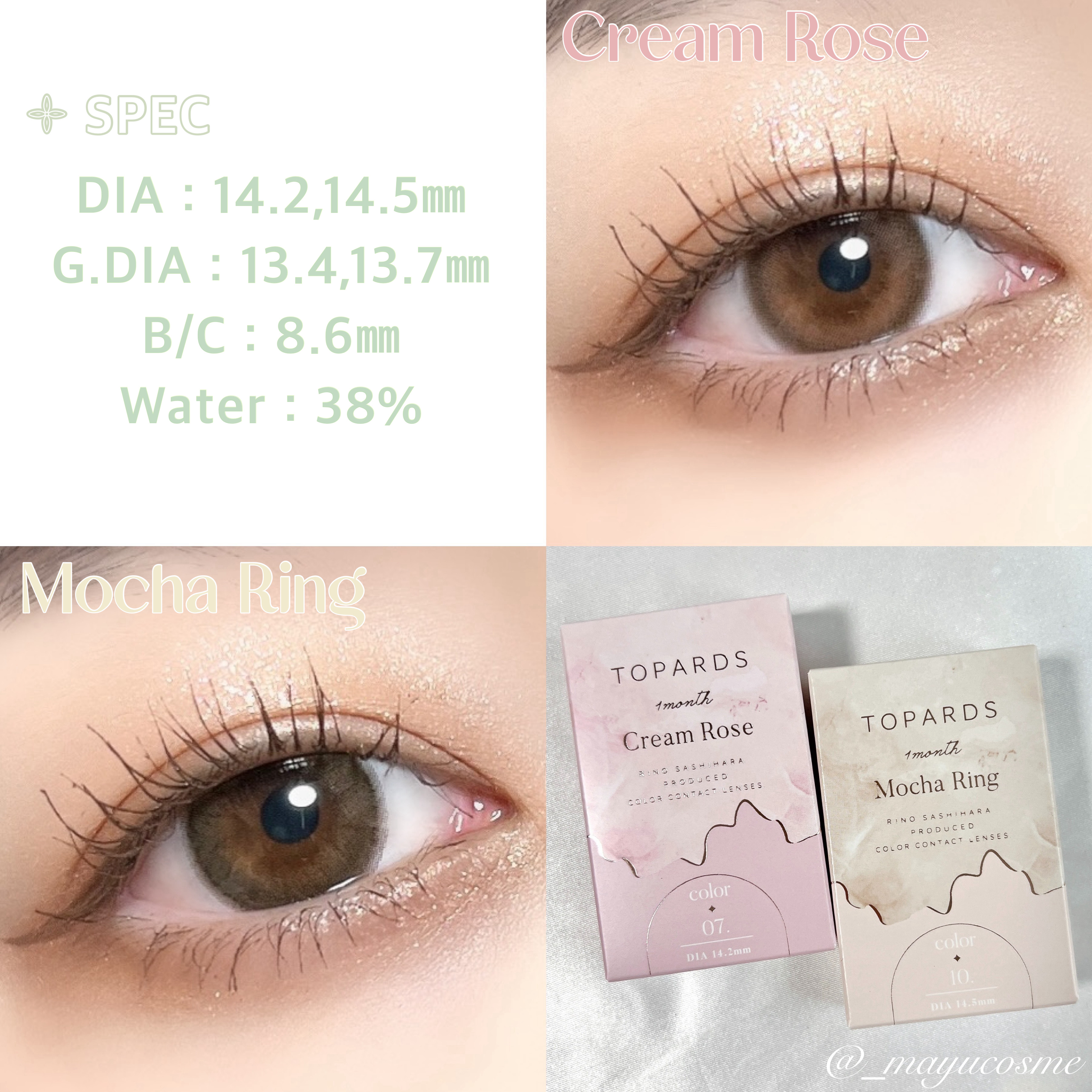 TOPARDS 1month/TOPARDS/１ヶ月（１MONTH）カラコンを使ったクチコミ（2枚目）