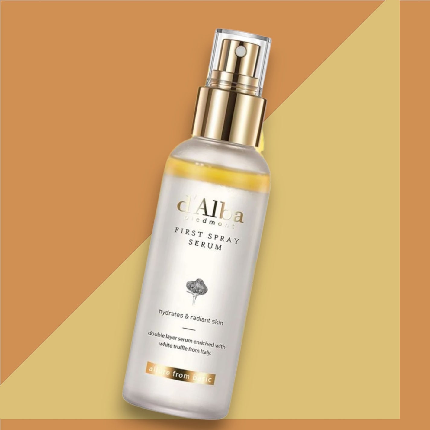 ダルバ ホワイトトリュフファーストスプレーセラム/ダルバ/ミスト状化粧水を使ったクチコミ(1枚目)