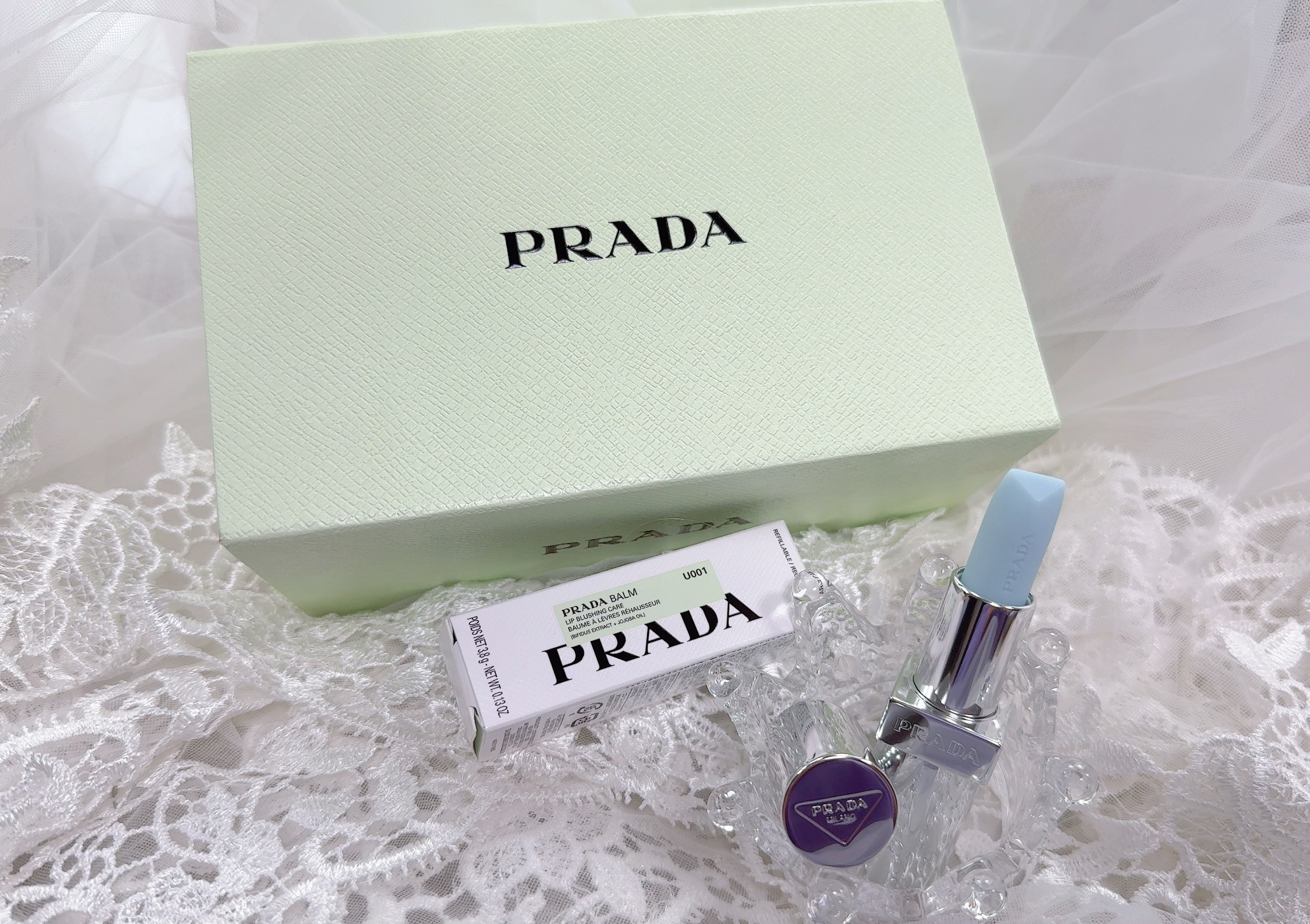リップ バーム ブラッシング ケア/PRADA BEAUTY/リップバームを使ったクチコミ（2枚目）