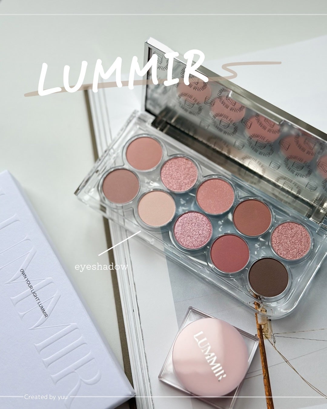 ライトオンアイズシャドウパレット/ルミル/アイシャドウパレットを使ったクチコミ(1枚目)