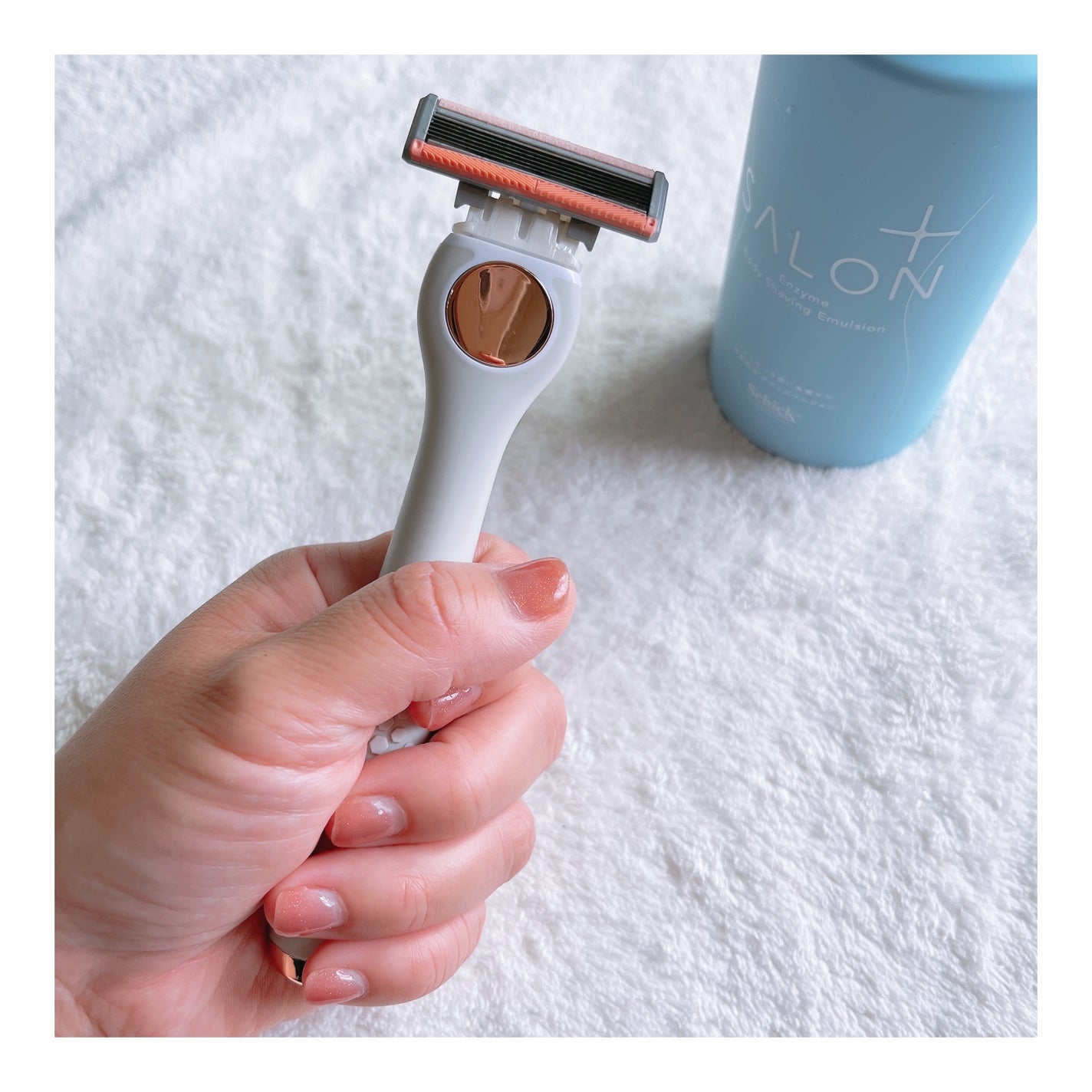 サロンプラス エンザイム ボディ シェービングエマルジョン/サロンプラス/ムダ毛ケアを使ったクチコミ(6枚目)