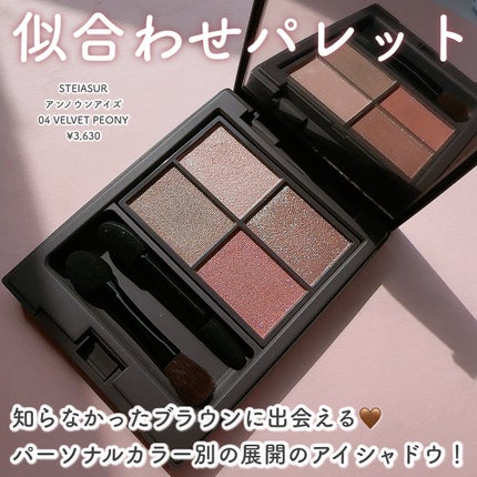 アンノウンアイズ/STEIASUR(ステイアシュール)/アイシャドウパレットを使ったクチコミ(2枚目)