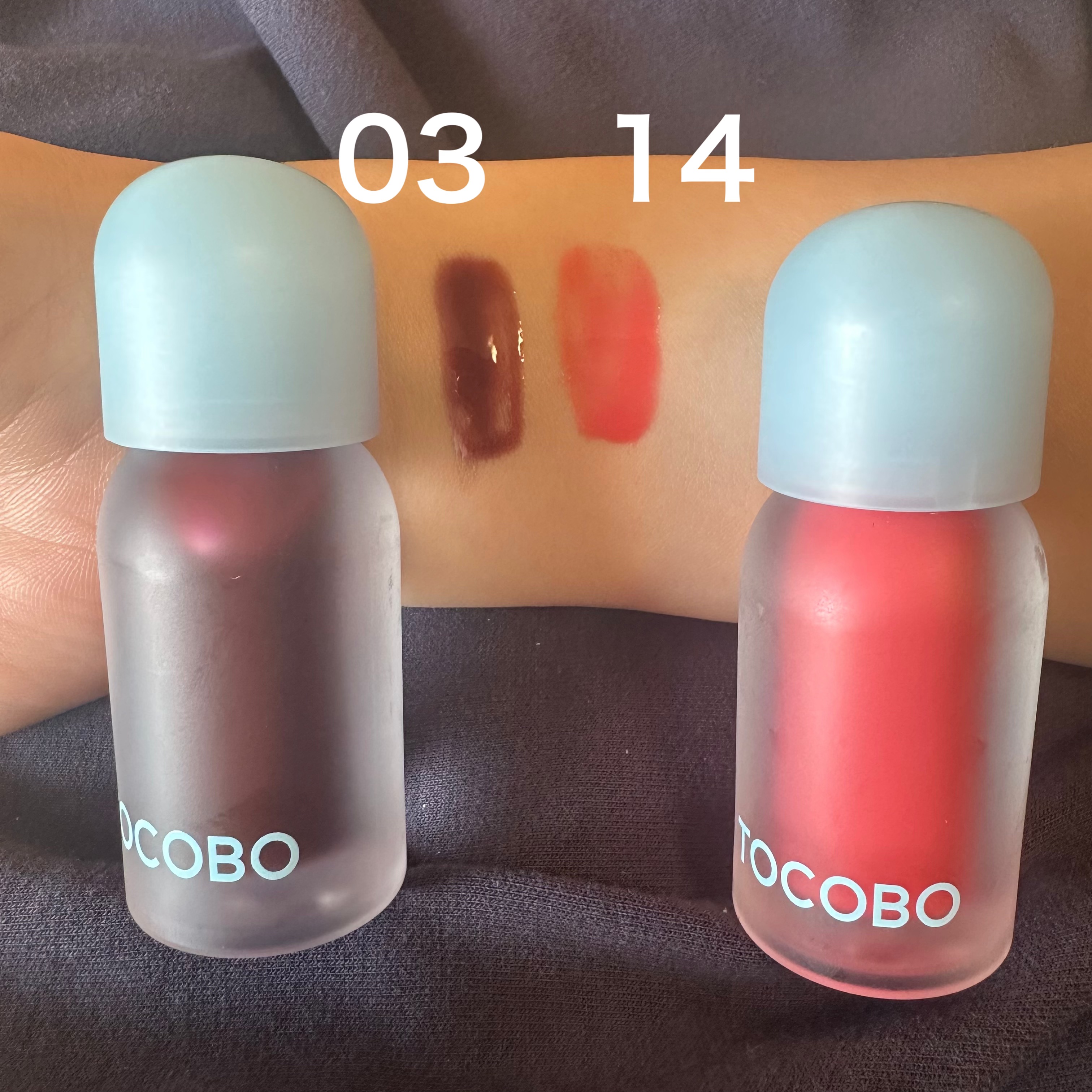 ジューシーベリープランピングリップオイル/TOCOBO/リップグロスを使ったクチコミ（2枚目）