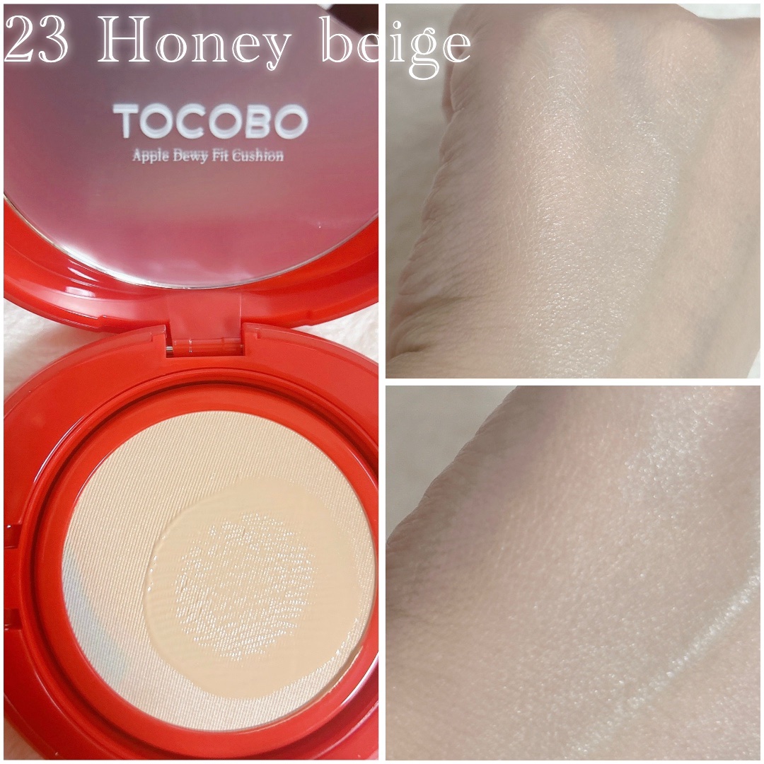 アップルデューイフィットクッションファンデーション/TOCOBO/クッションファンデーションを使ったクチコミ（3枚目）