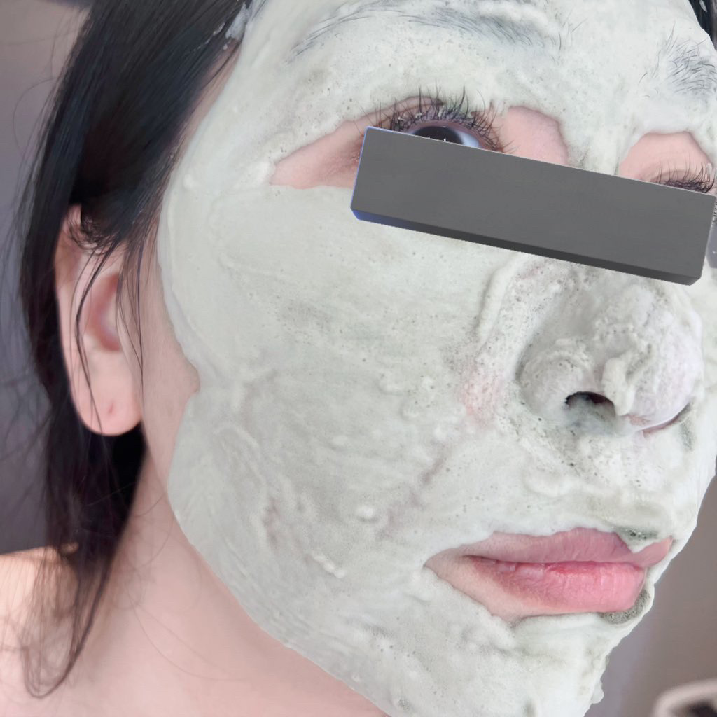 ホーリーバジル炭酸バブルパック/P.CALM/洗い流すパック・マスクを使ったクチコミ（2枚目）