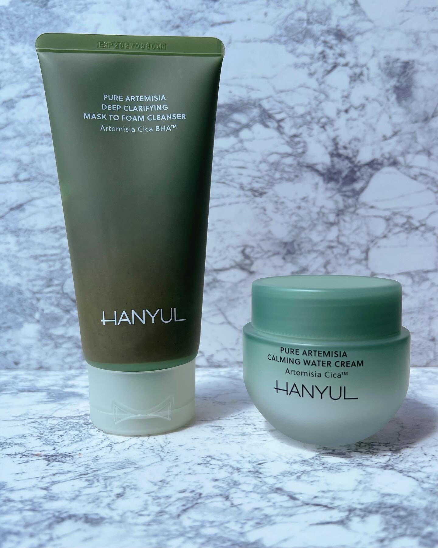 ピュア アルテミシア ディープ クラリファイングマスク トゥ フォーム クレンザー/HANYUL(ハンユル)/クレンジングを使ったクチコミ（1枚目）