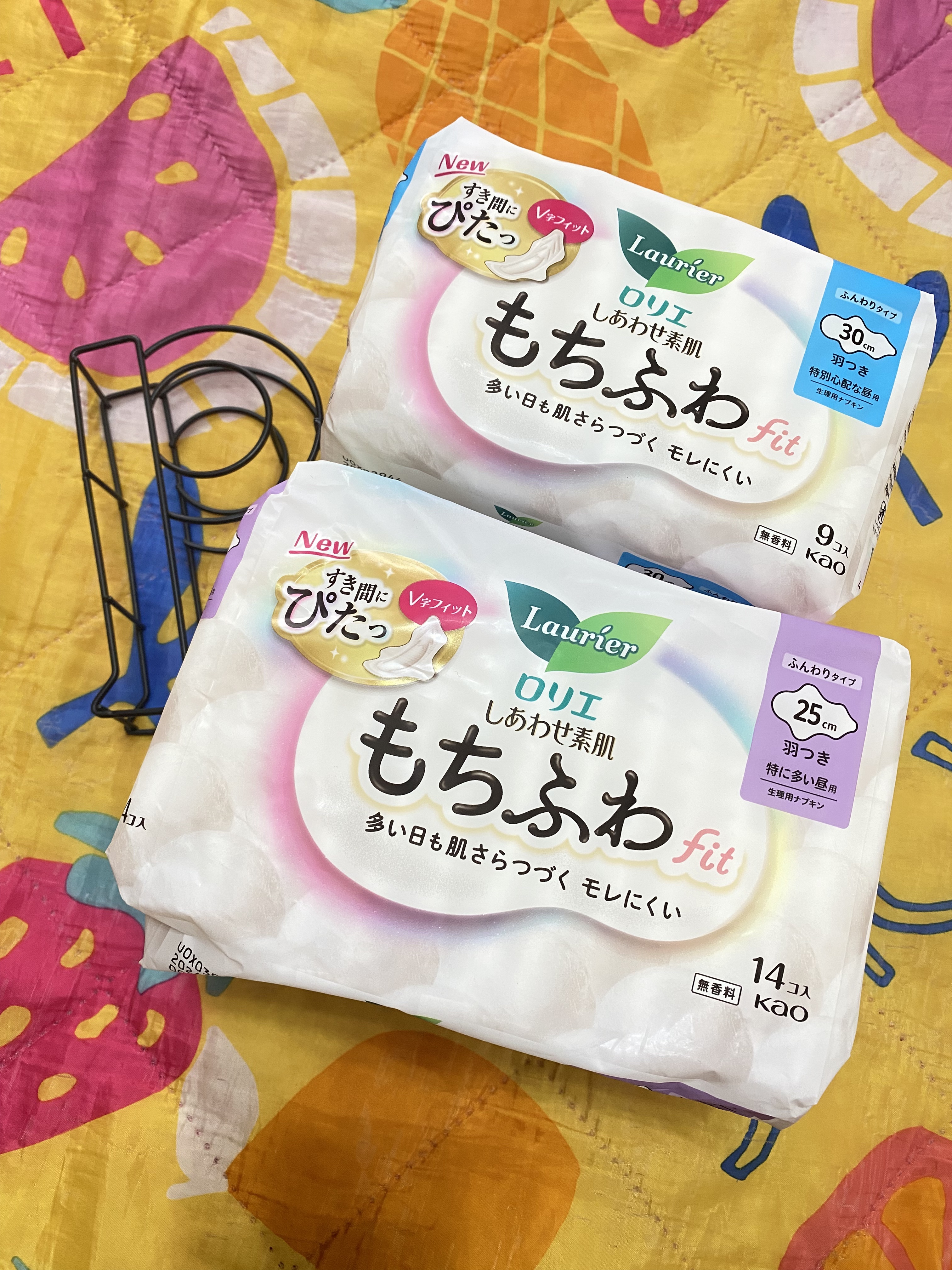 ロリエ もちふわ fit 25cm 羽つき 14コ入 (医薬部外品 )/ロリエ/ナプキンを使ったクチコミ（1枚目）