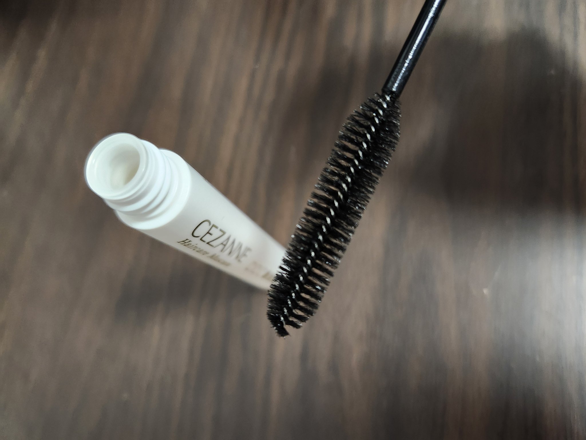 ヘアケアマスカラ/CEZANNE/ヘアジェルを使ったクチコミ（3枚目）