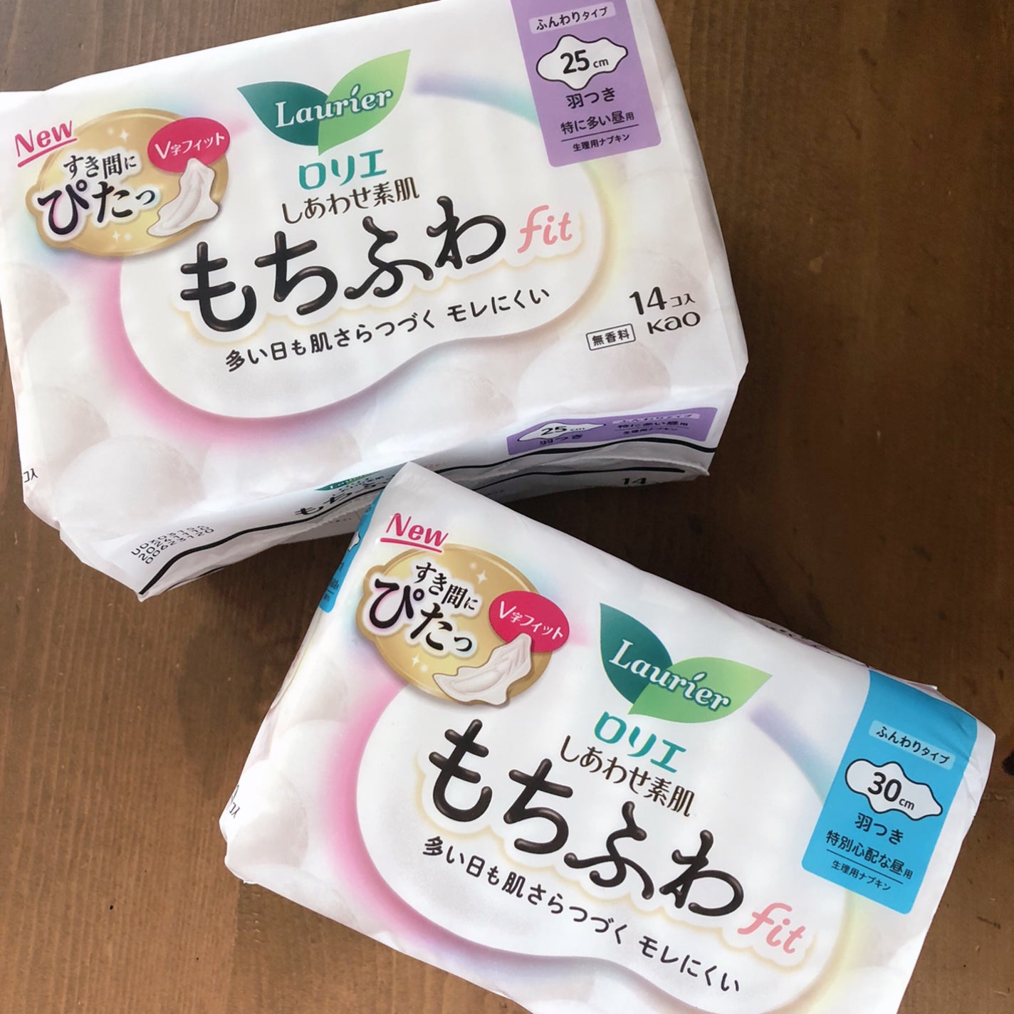 ロリエ もちふわ fit 25cm 羽つき 14コ入 (医薬部外品 )/ロリエ/ナプキンを使ったクチコミ(1枚目)