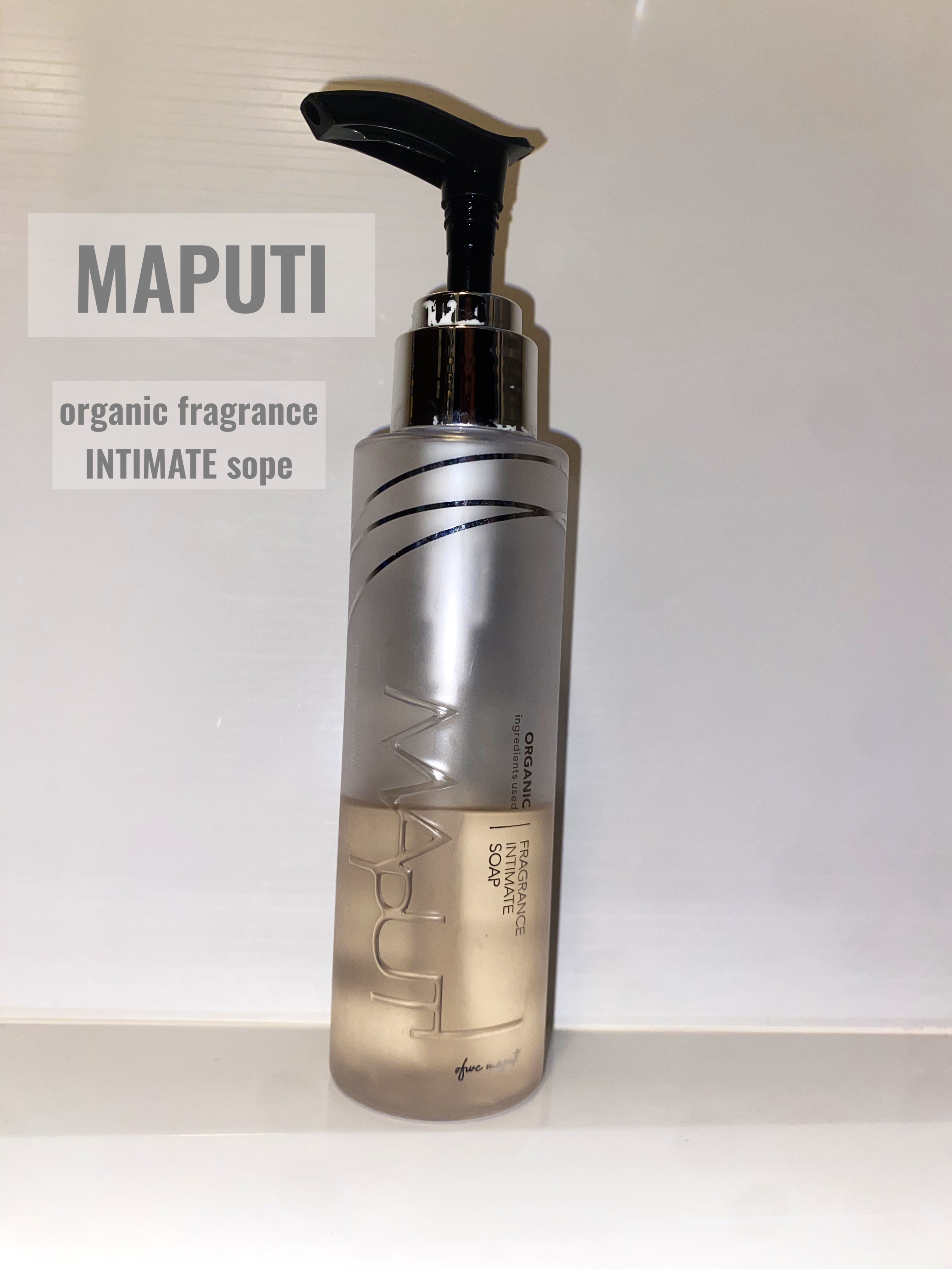 オーガニックフレグランスインティメイトソープ MAPUTI/MAPUTI/デリケートゾーンケアを使ったクチコミ（1枚目）