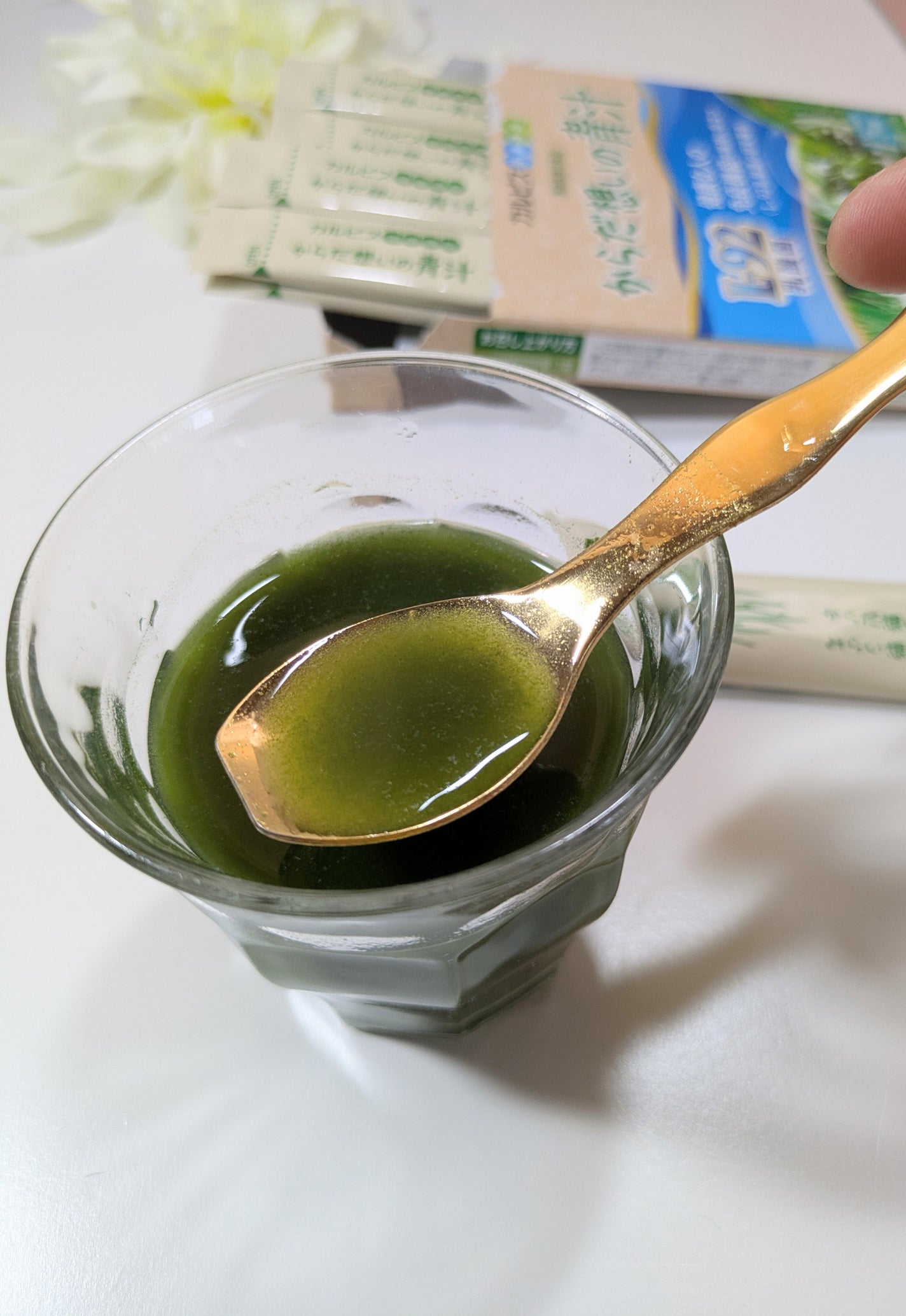 からだ想いの青汁/カルピス健康通販/ドリンクを使ったクチコミ(3枚目)