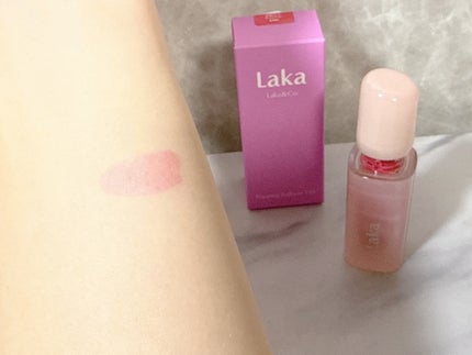 ポッピングバルーンティント/Laka/リップティントを使ったクチコミ(4枚目)