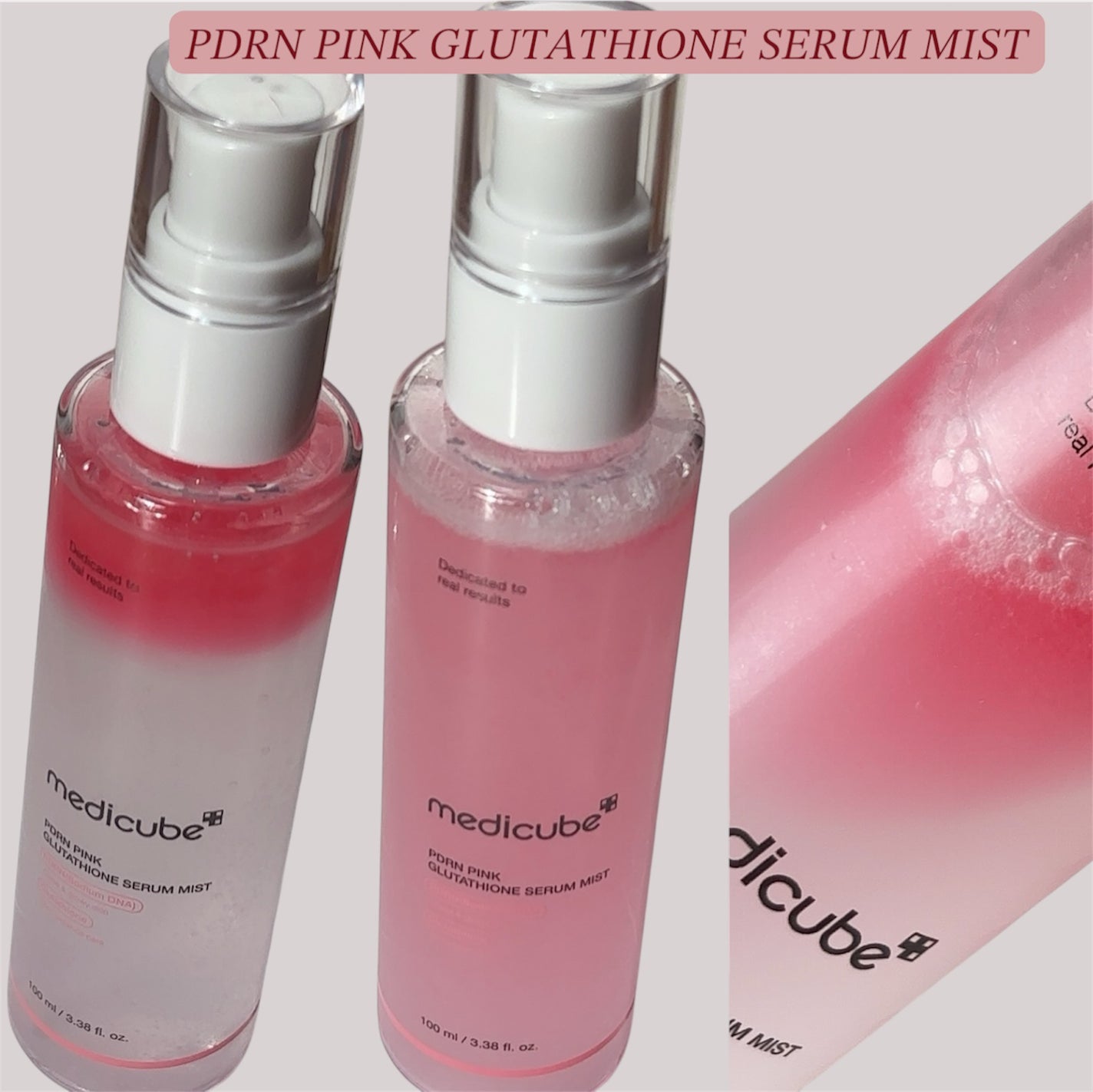 PDRNピンクセラムミスト/MEDICUBE/美容液を使ったクチコミ(1枚目)
