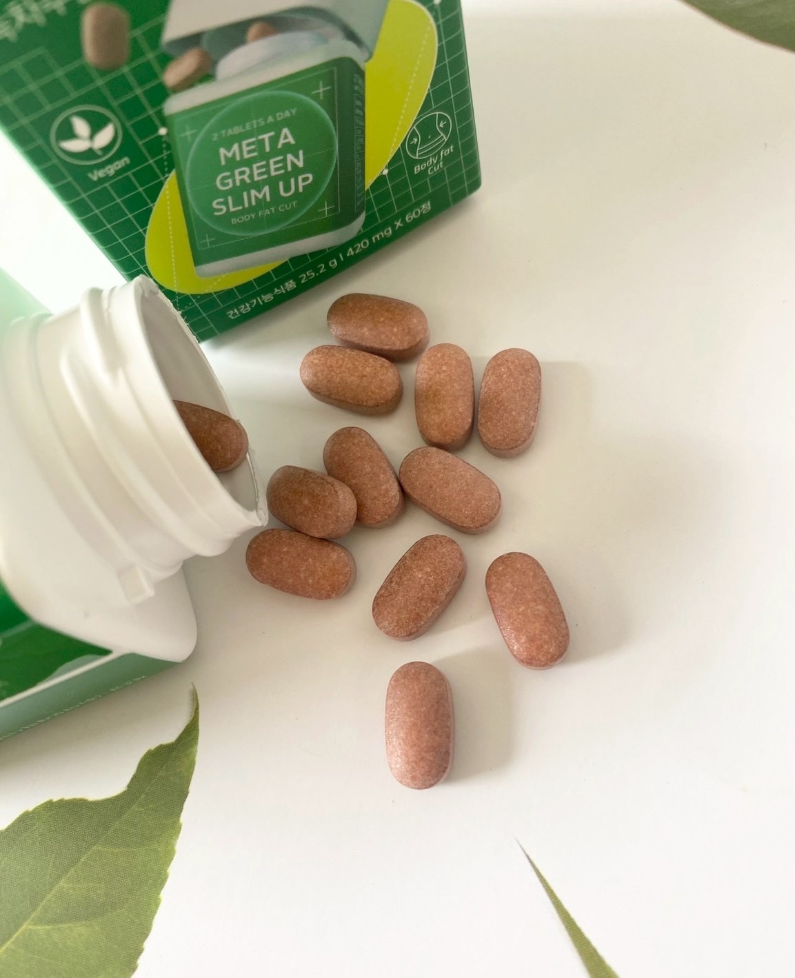 メタグリーンスリムアップ/VITALBEAUTIE/ボディサプリメントを使ったクチコミ（2枚目）