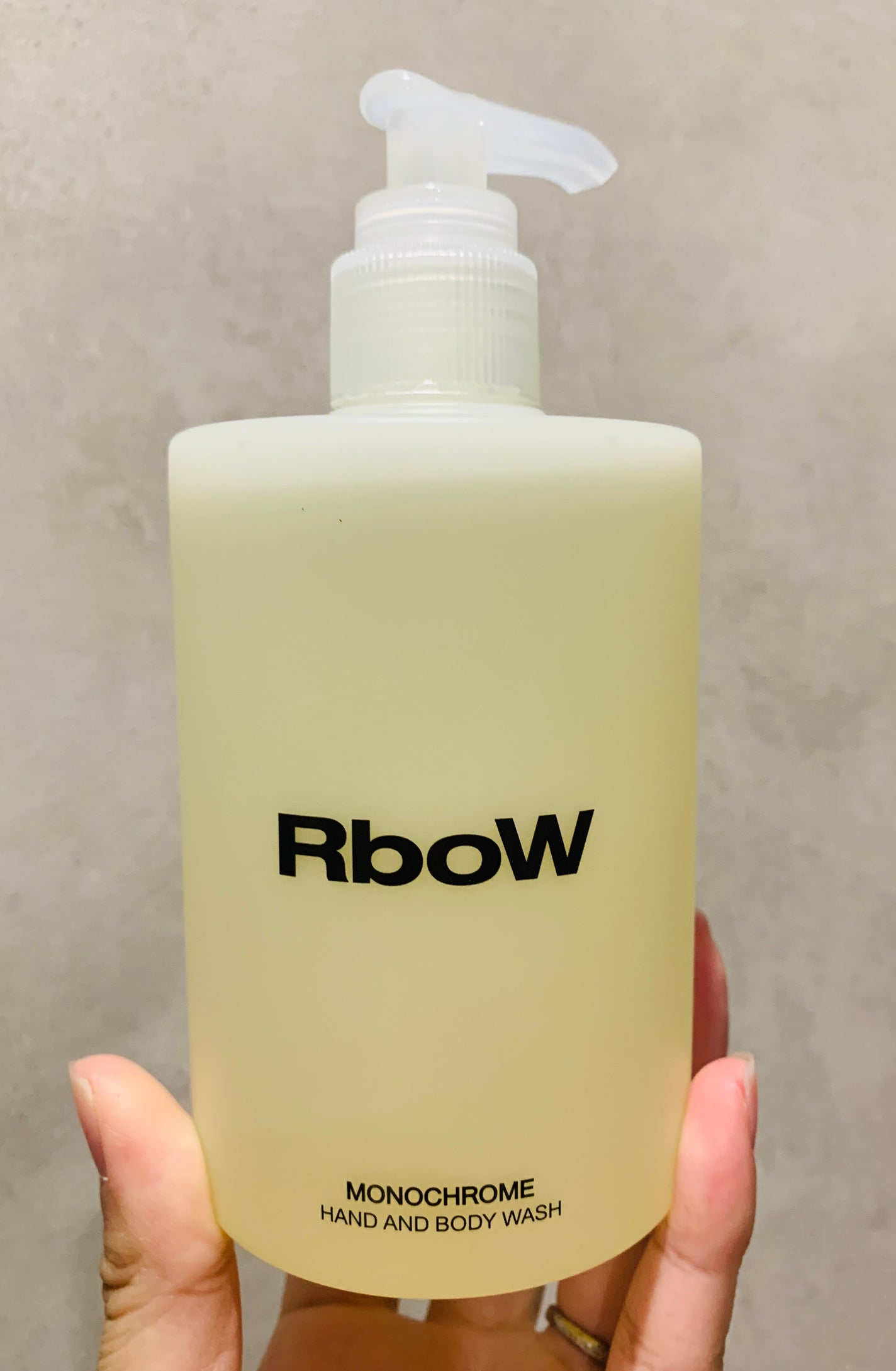 ハンドアンドボディウォッシュ - MONOCHROME/RboW/ボディソープを使ったクチコミ(1枚目)
