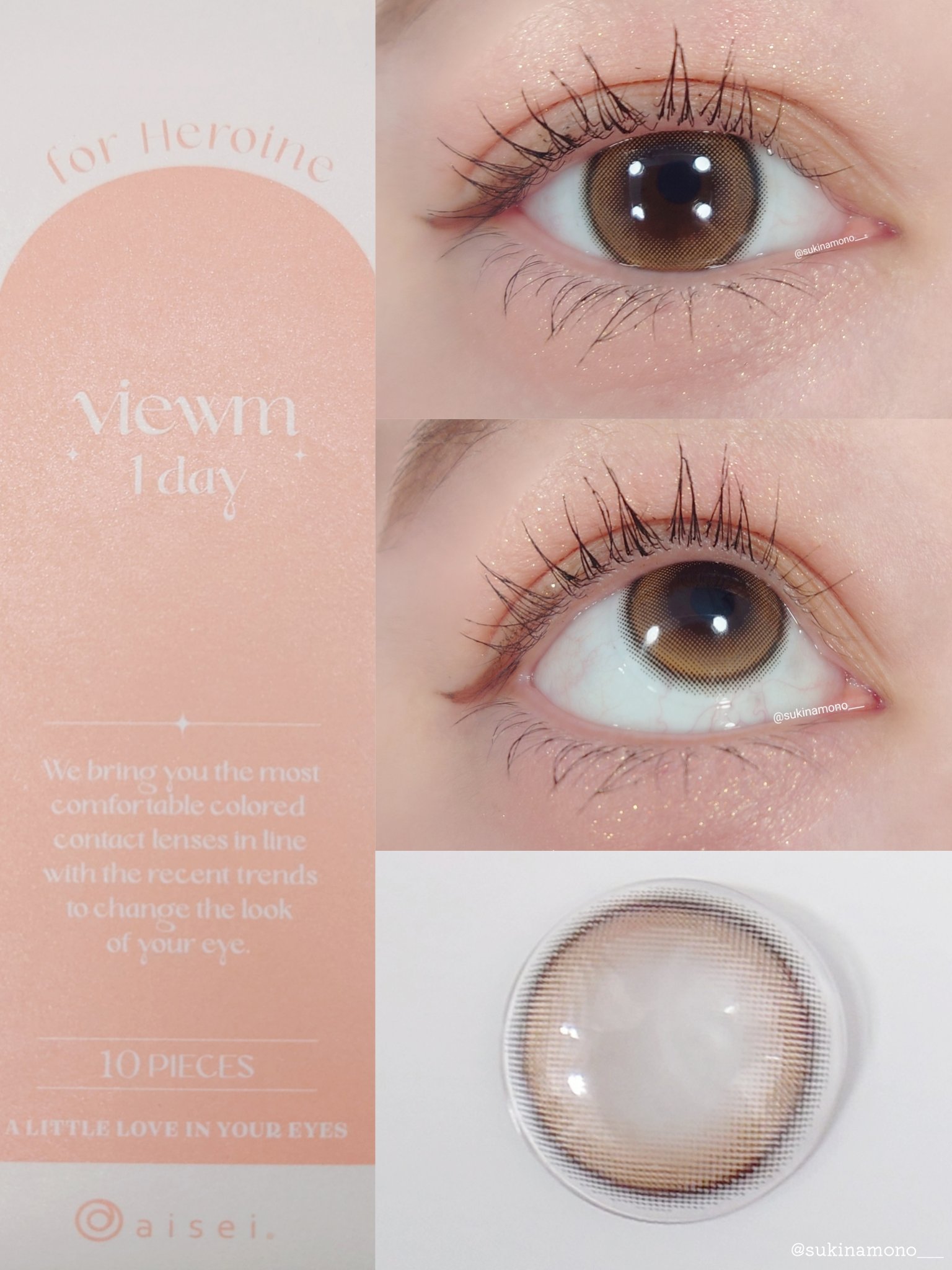 ビュームワンデー/ビューム/ワンデー（１DAY）カラコンを使ったクチコミ（2枚目）